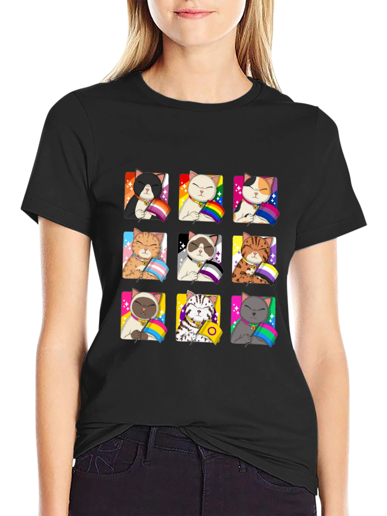 Pride Cats T-Shirt LGBTQ+ Graphic Tee