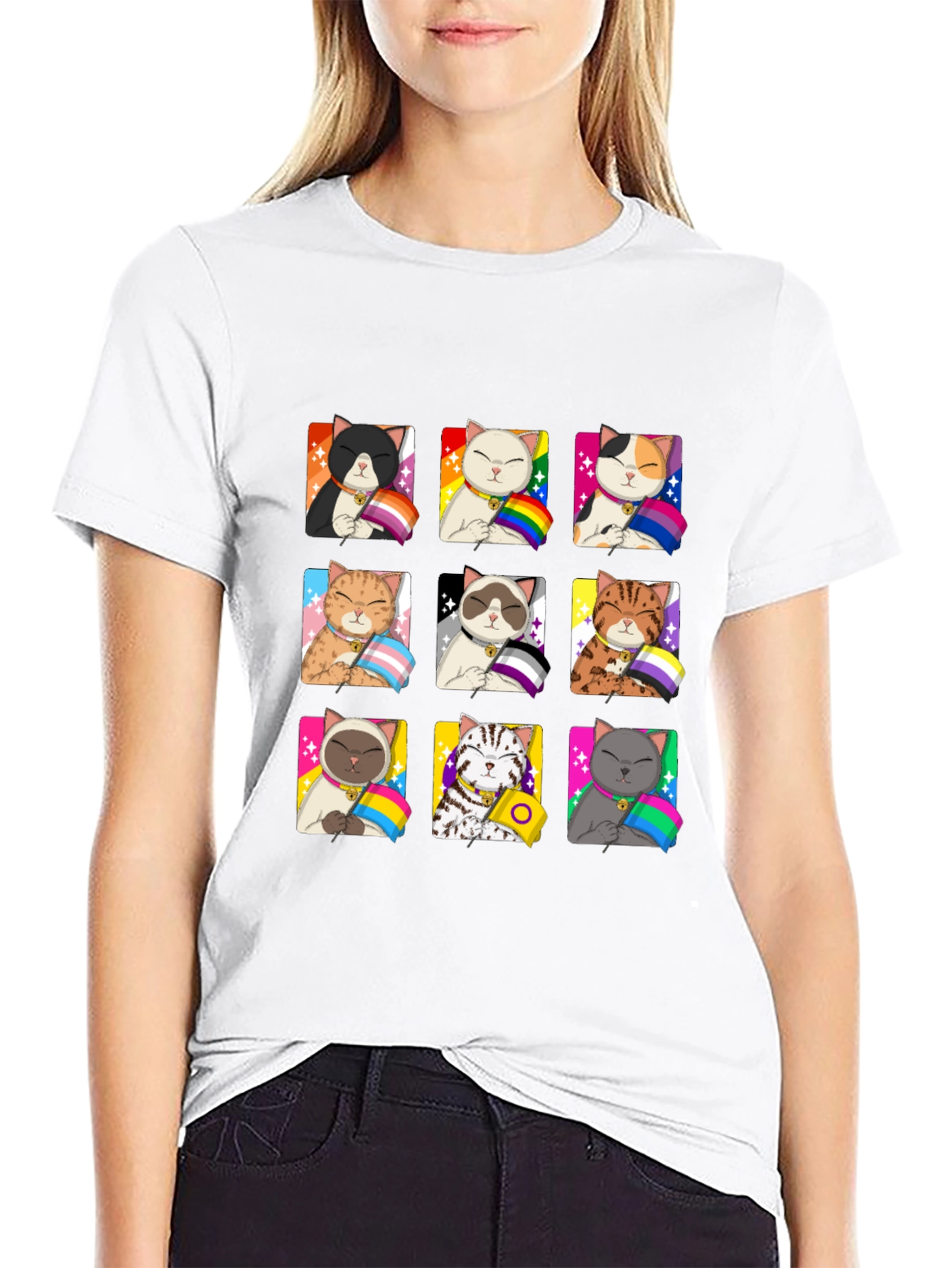 Pride Cats T-Shirt LGBTQ+ Graphic Tee