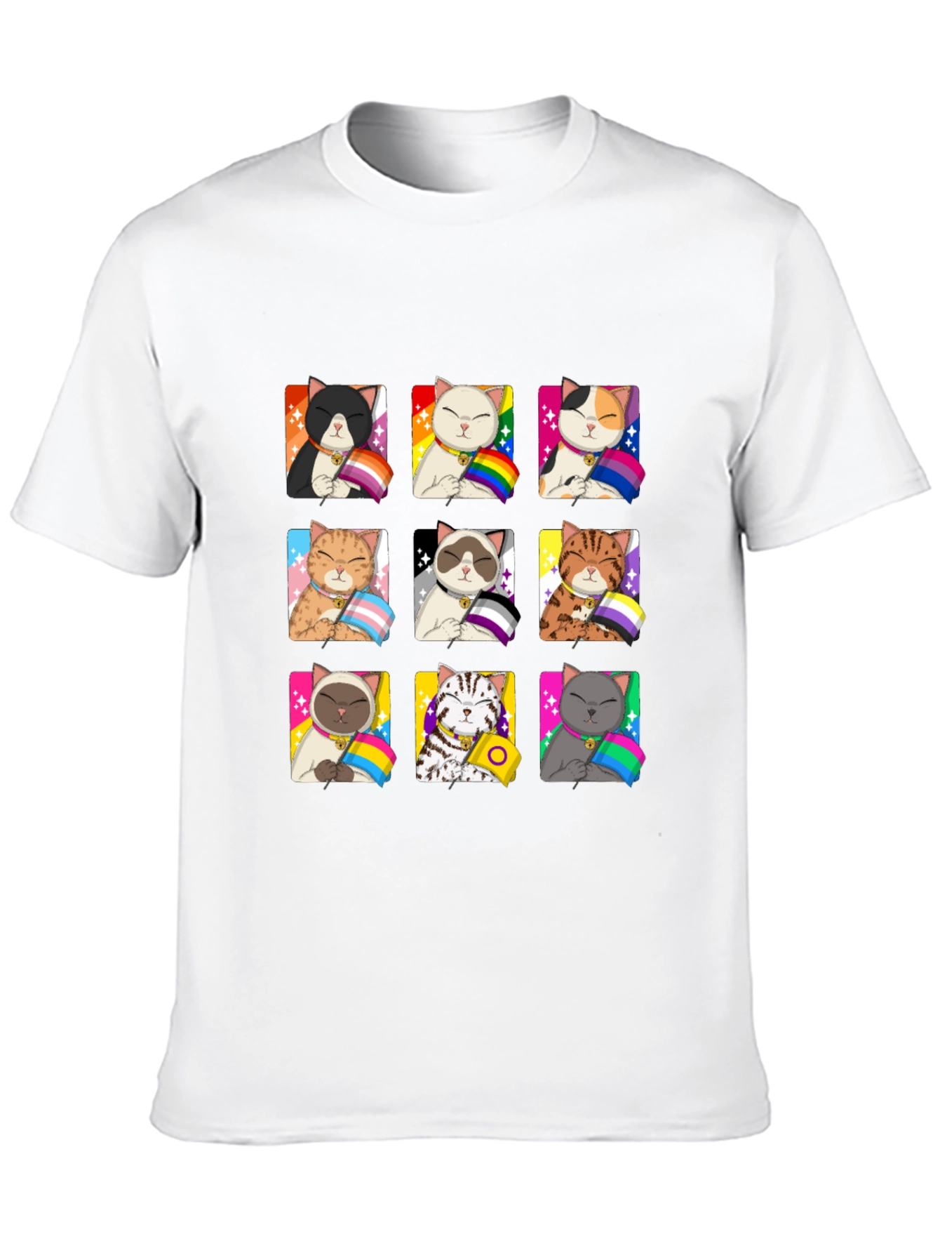 Pride Cats T-Shirt LGBTQ+ Graphic Tee