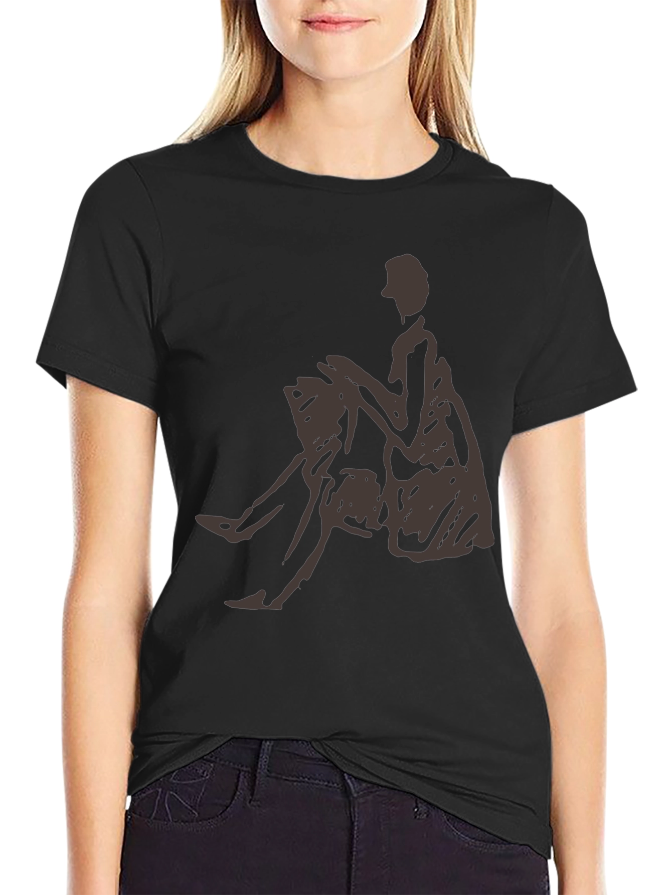 Silhouette Graphic Tee - Black