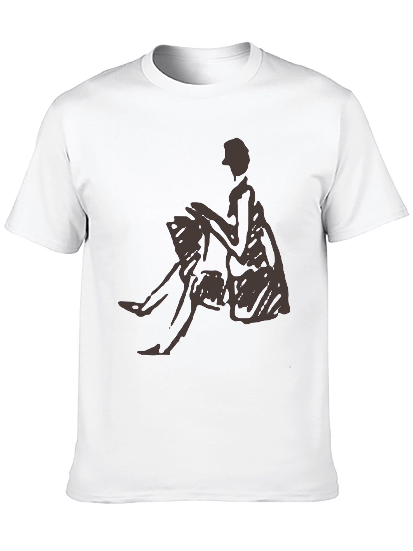 Silhouette Graphic Tee - Black