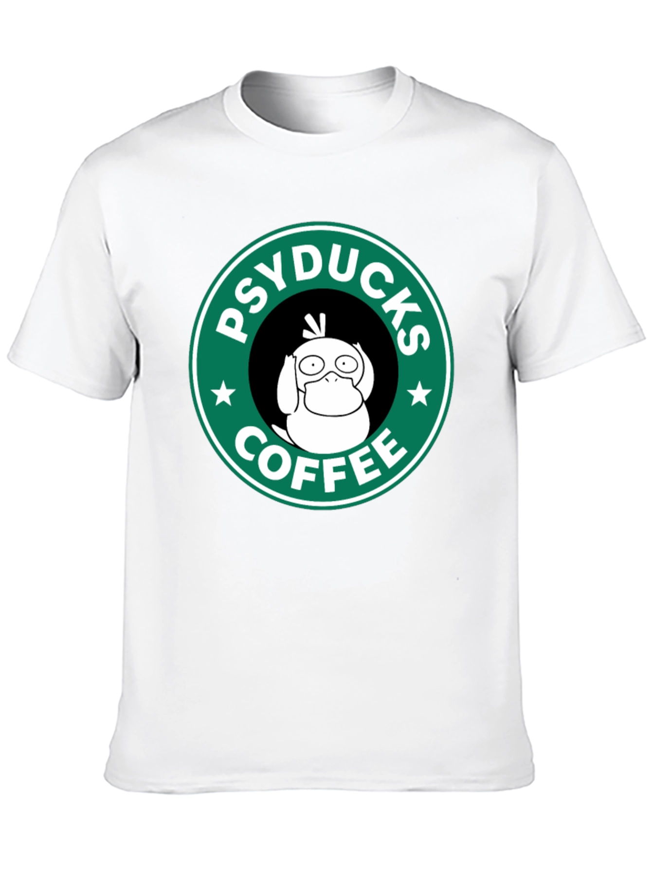 Psyducks Coffee Black T-Shirt - Funny Graphic Tee