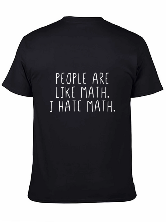 Funny Math Hate Graphic Tee