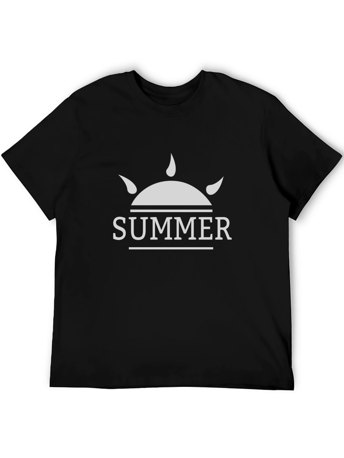 Summer Sun Graphic Tee - Classic Black T-Shirt