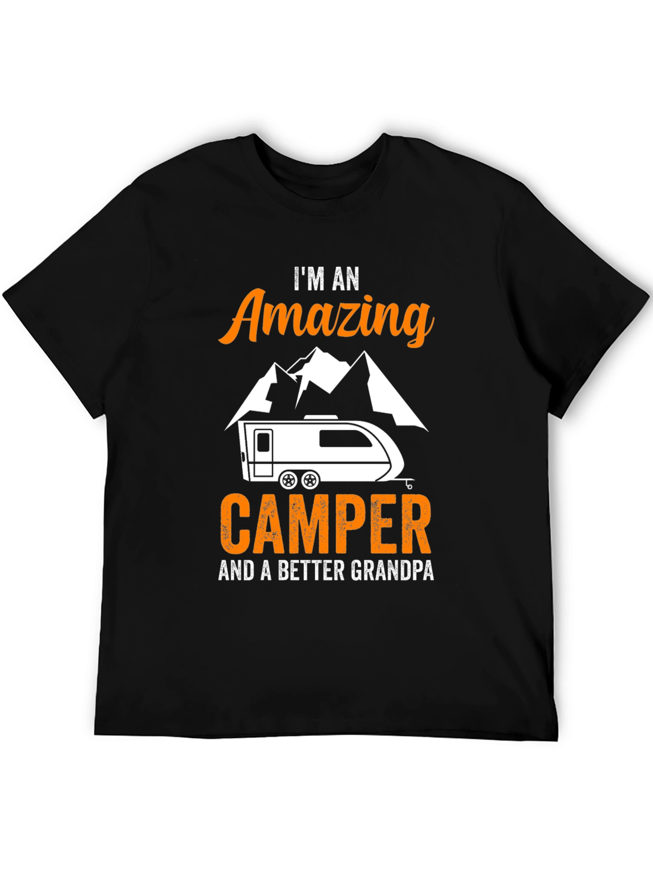 Amazing Camper Grandpa Graphic Tee