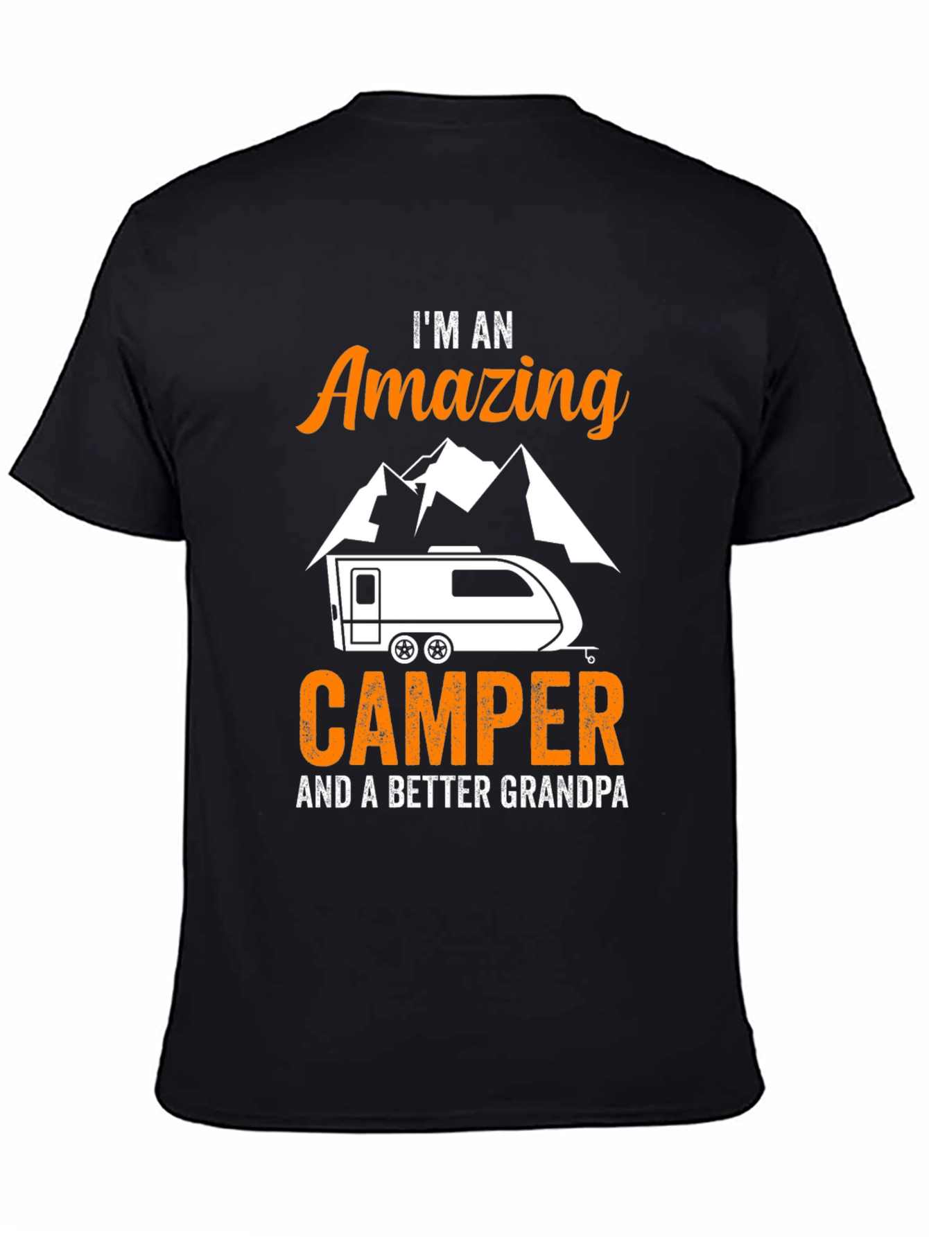 Amazing Camper Grandpa Graphic Tee