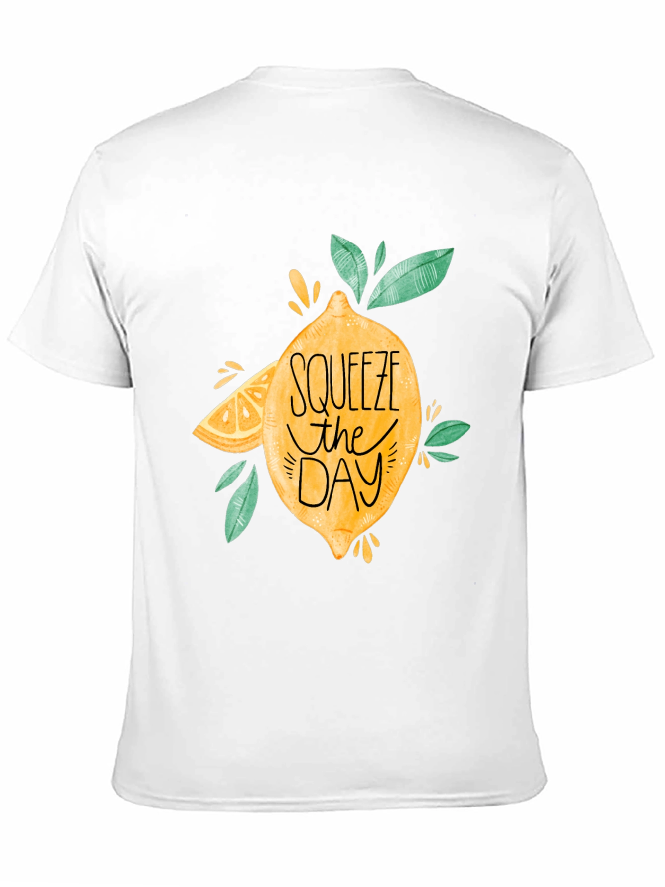 Squeeze The Day Black Graphic Tee