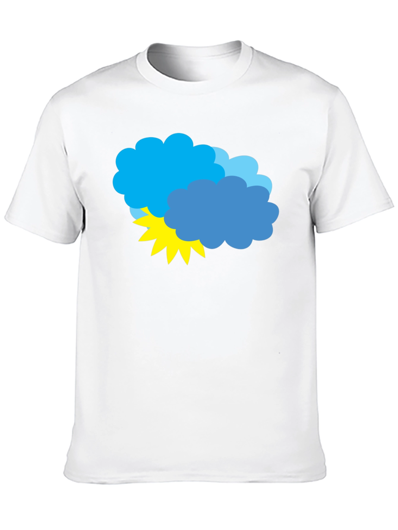 Stormy Weather Graphic Tee - Black Cotton T-Shirt