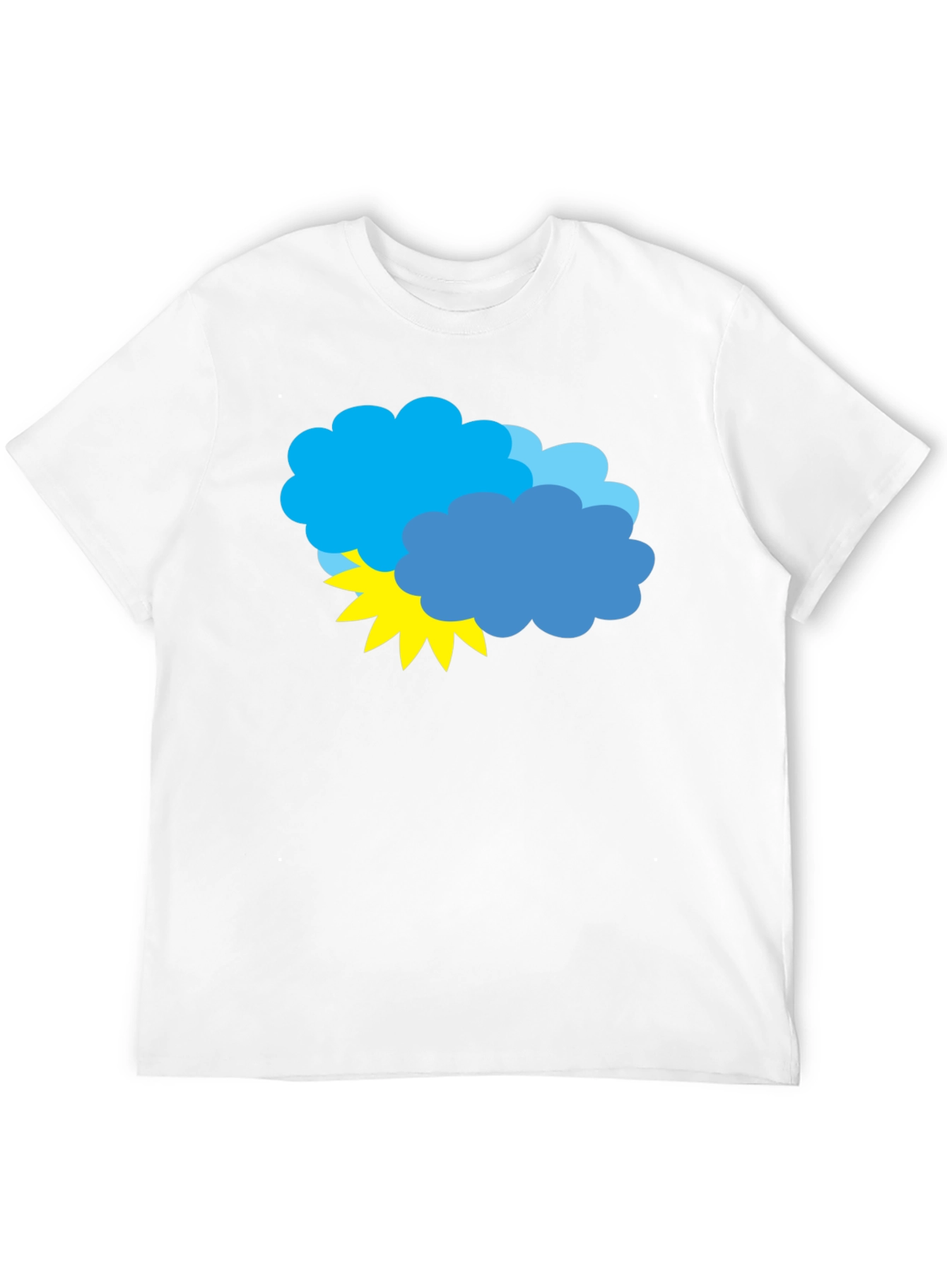 Stormy Weather Graphic Tee - Black Cotton T-Shirt