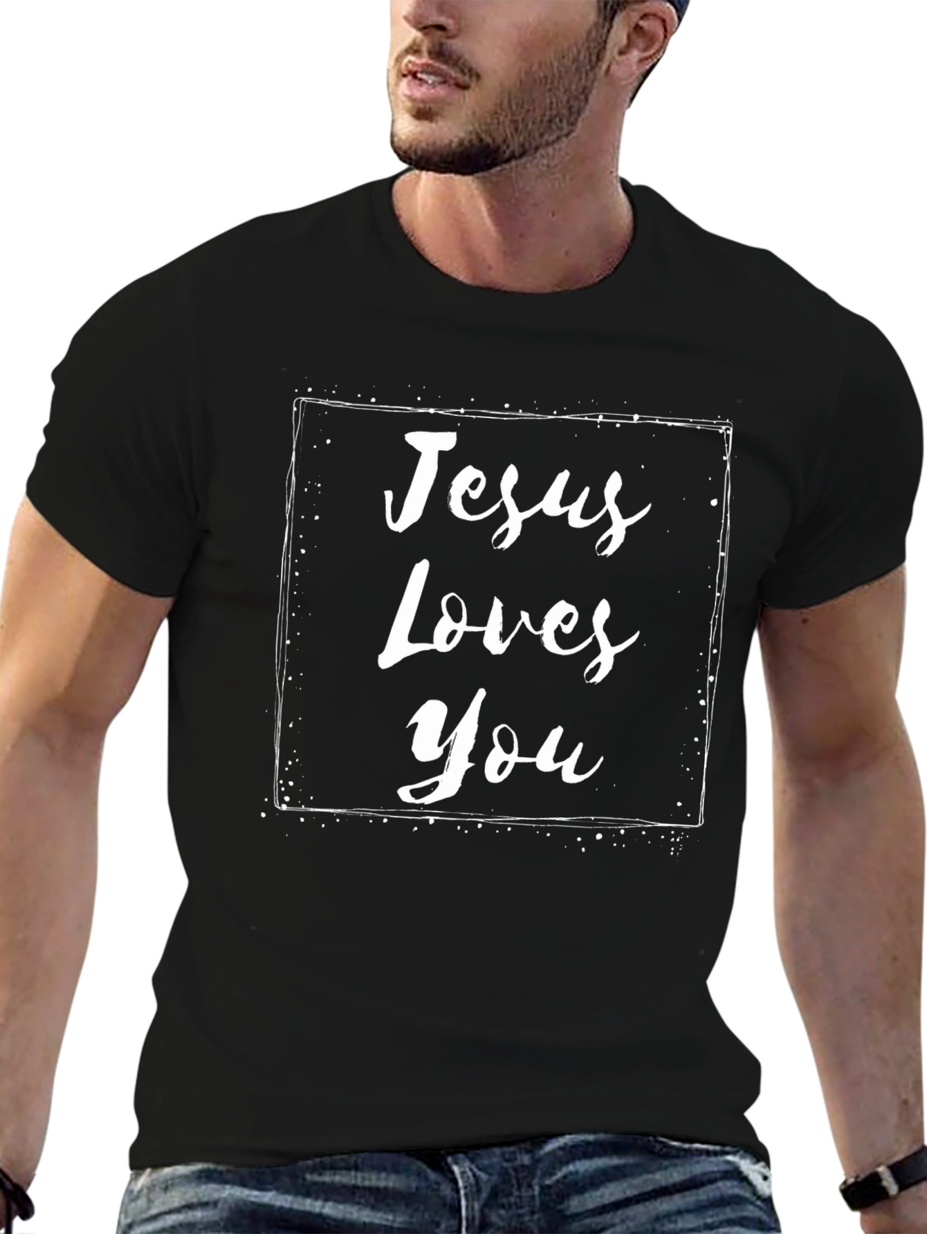 Jesus Loves You Graphic Tee - Christian Apparel