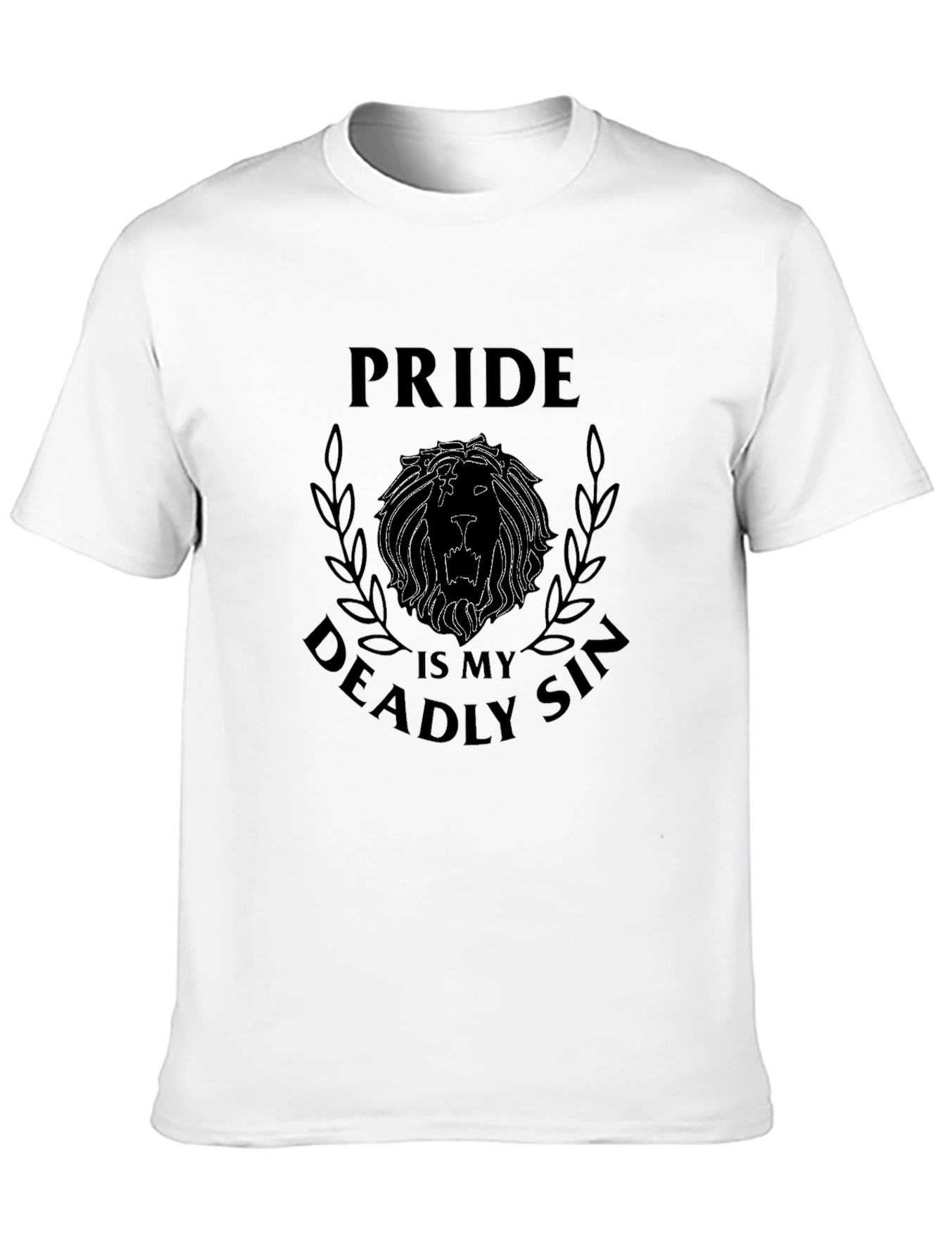 Pride Deadly Sin Lion Black T-Shirt