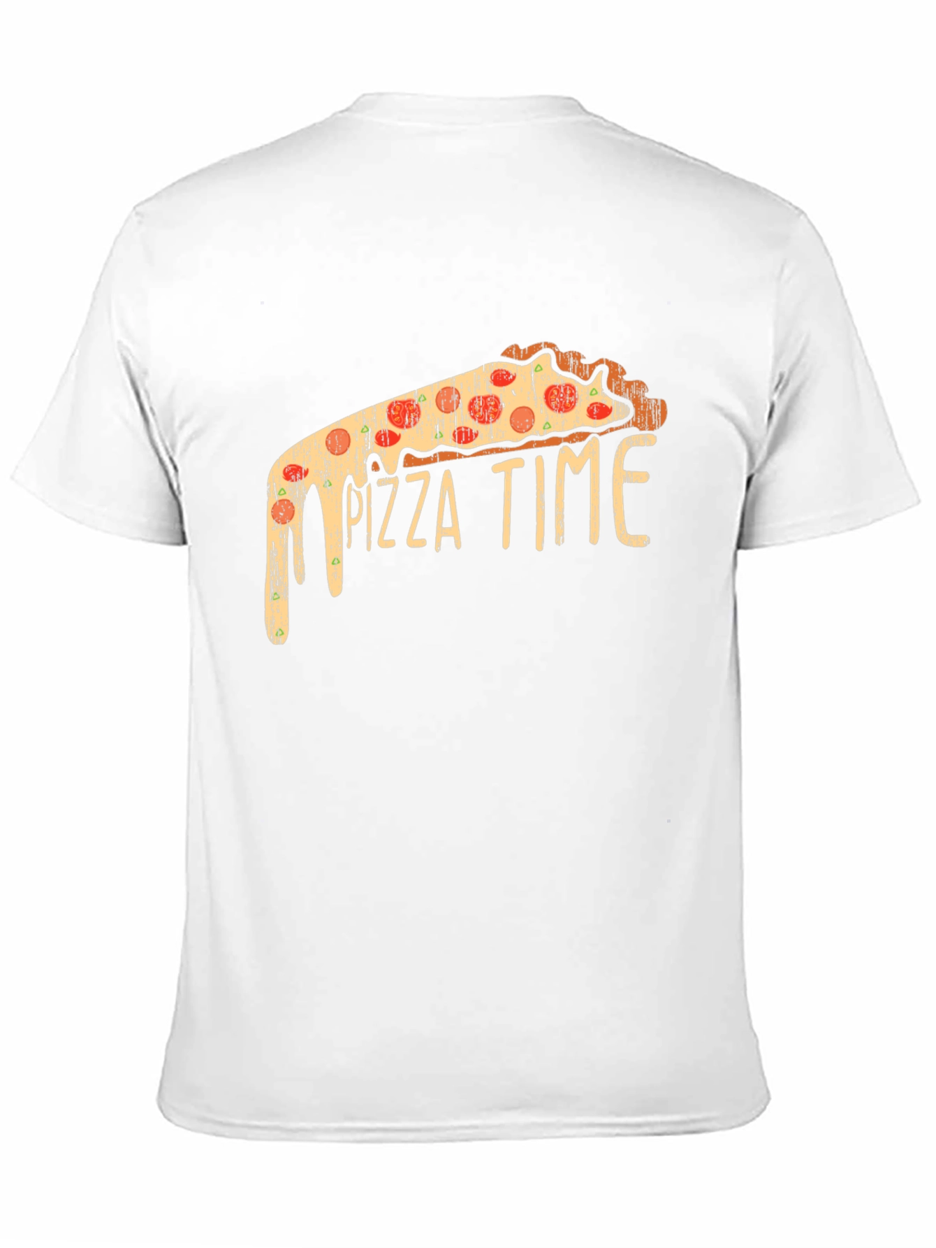 Pizza Time Graphic Tee - Unisex Black T-Shirt