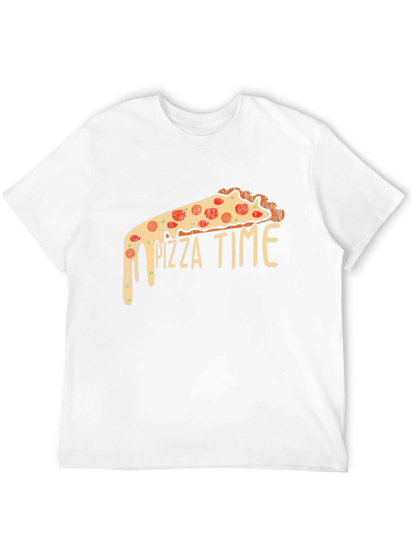 Pizza Time Graphic Tee - Unisex Black T-Shirt