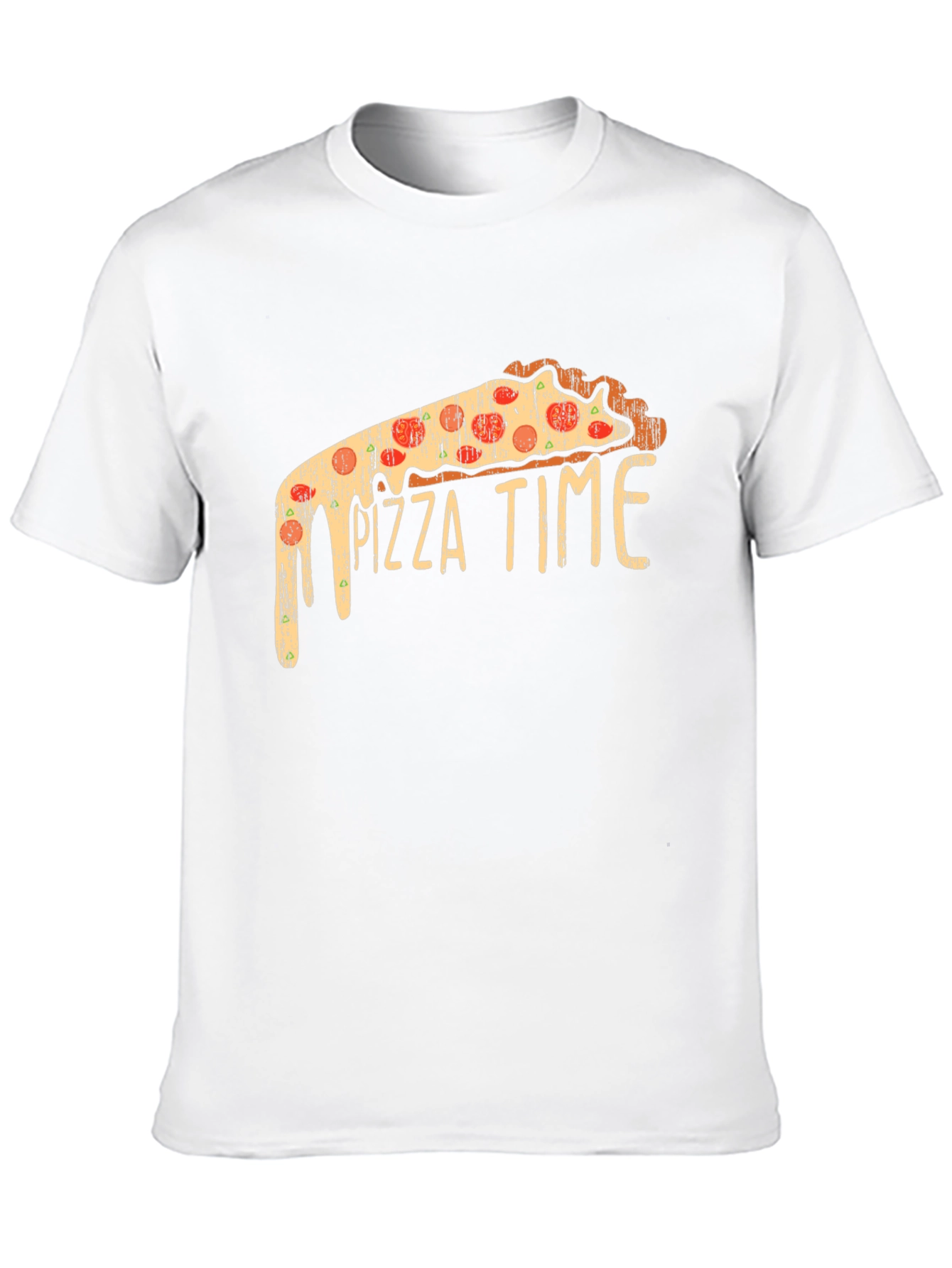 Pizza Time Graphic Tee - Unisex Black T-Shirt