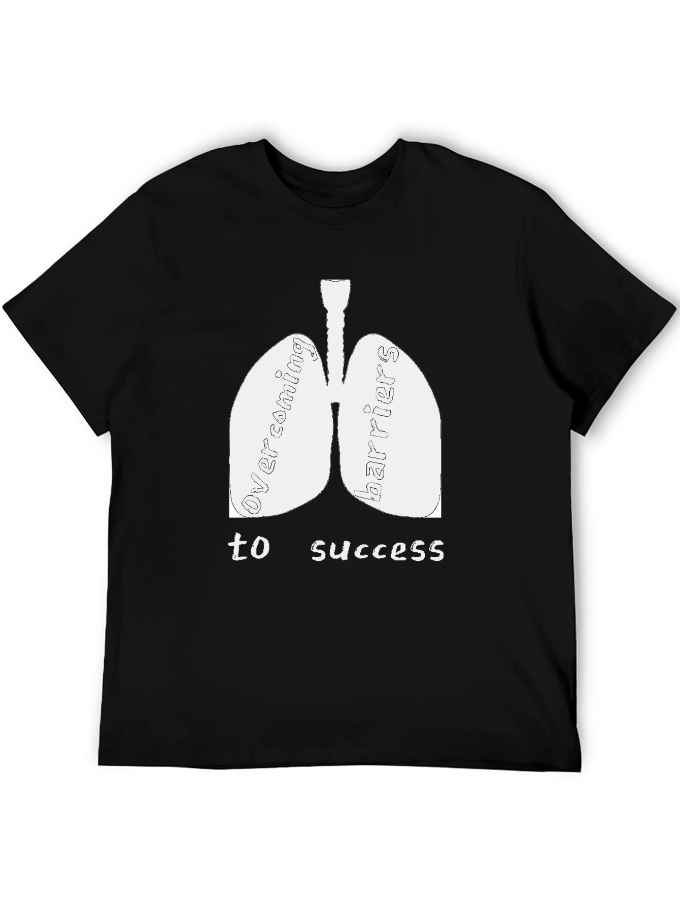 Overcoming Barriers Lung Graphic T-Shirt