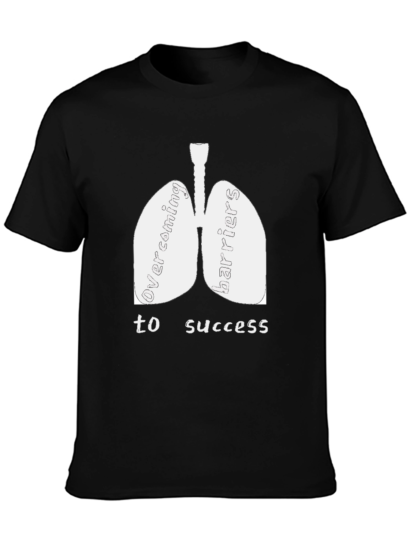 Overcoming Barriers Lung Graphic T-Shirt