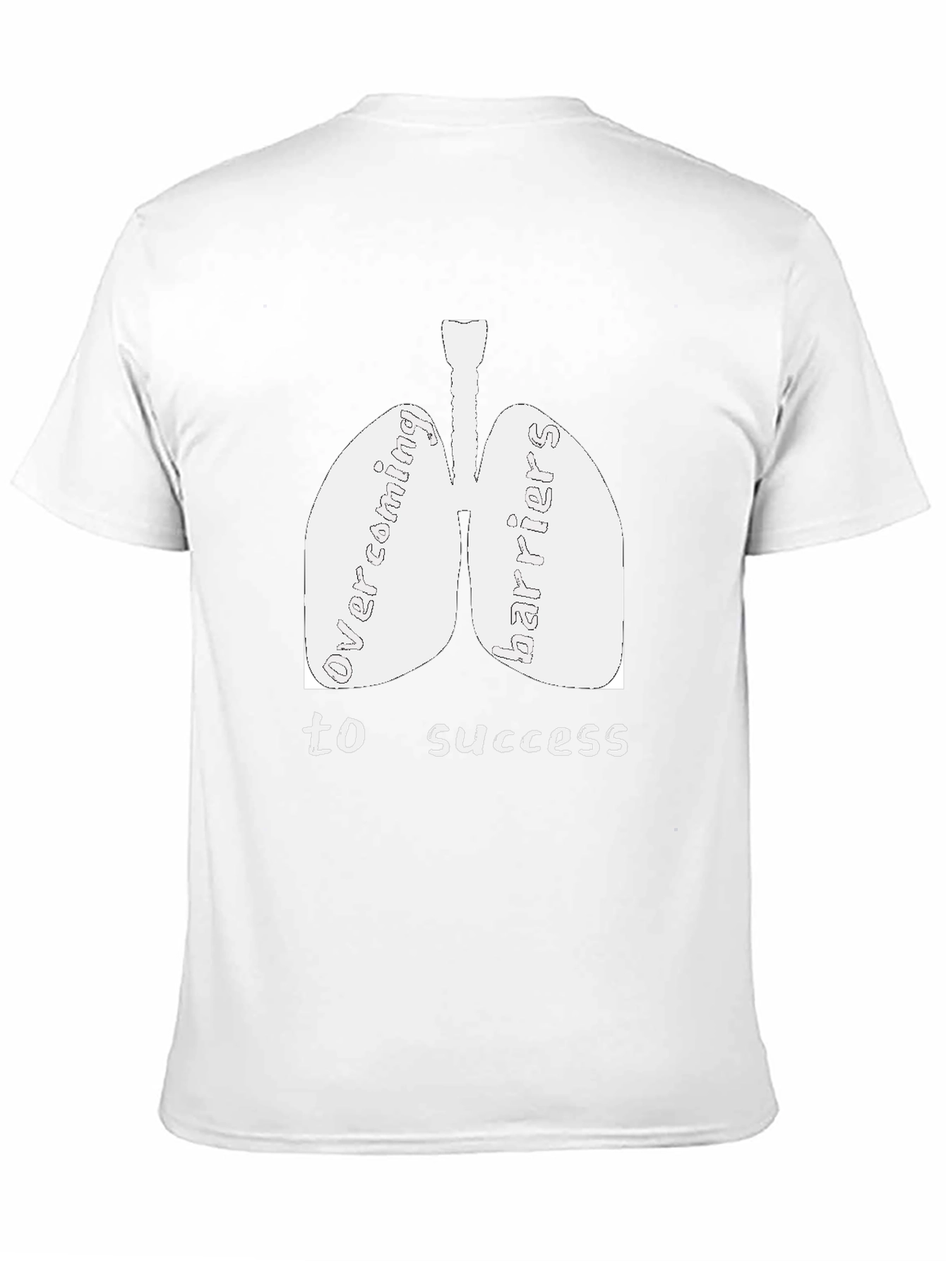 Overcoming Barriers Lung Graphic T-Shirt