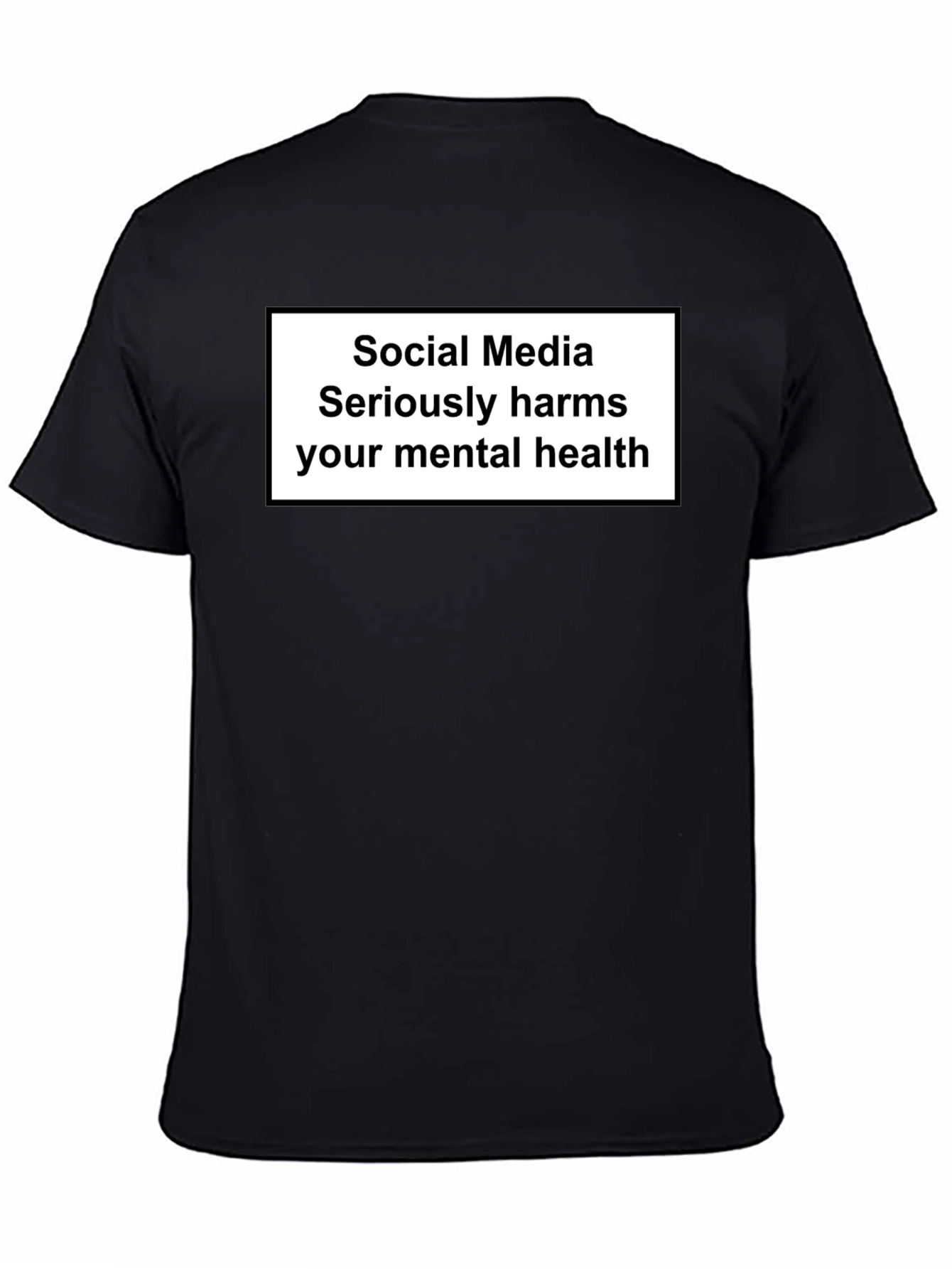 Social Media Harms Mental Health T-Shirt