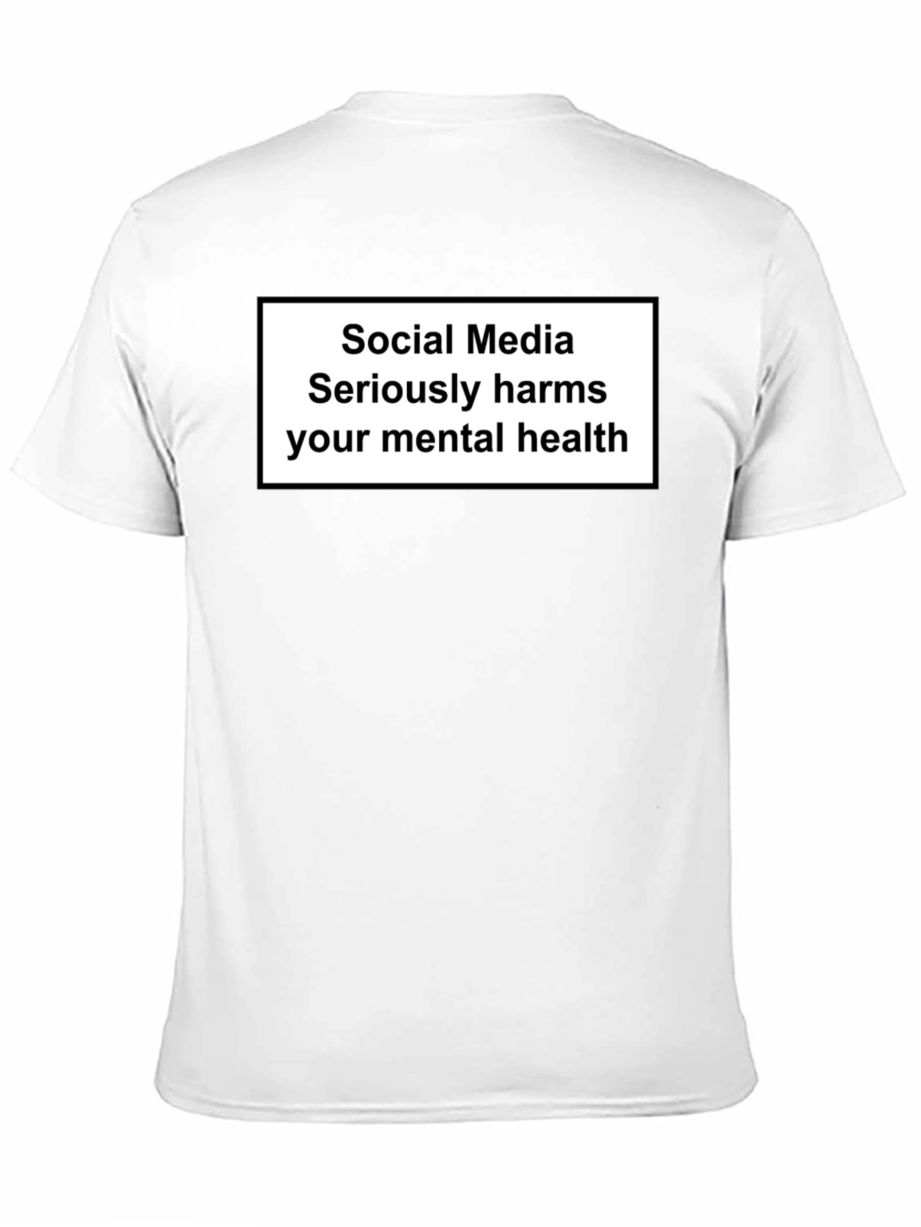 Social Media Harms Mental Health T-Shirt