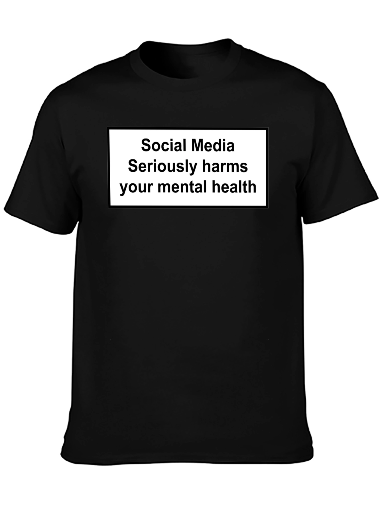 Social Media Harms Mental Health T-Shirt