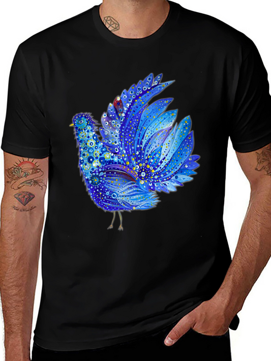 Blue Bird Graphic Tee - Unique Design