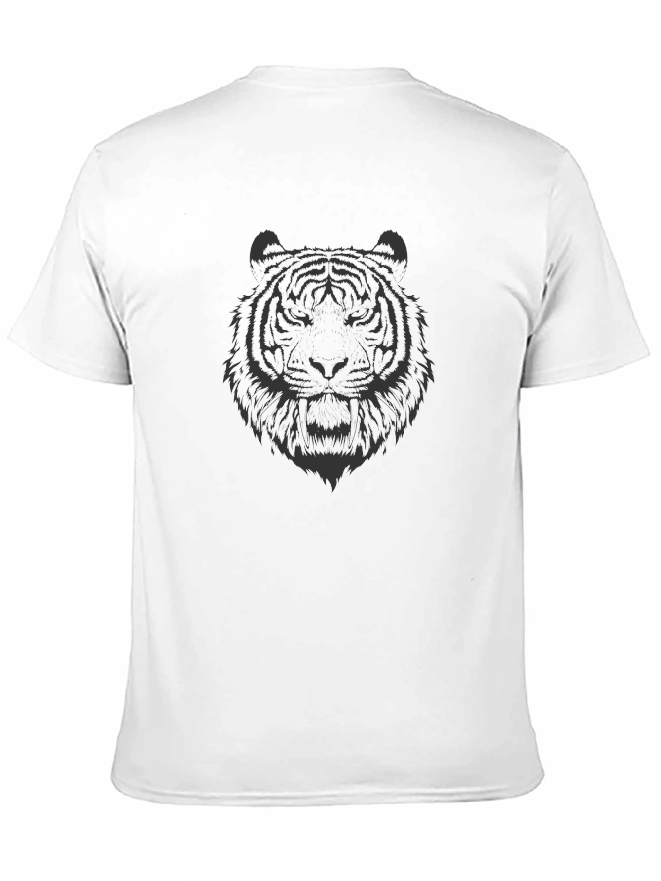 Tiger Graphic T-Shirt - Mens Casual Tee