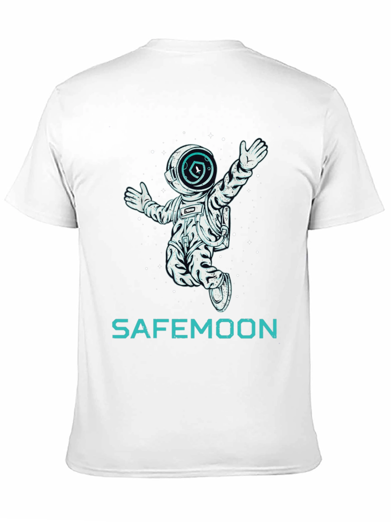 Safemoon Astronaut Graphic T-Shirt - Crypto Fan Apparel