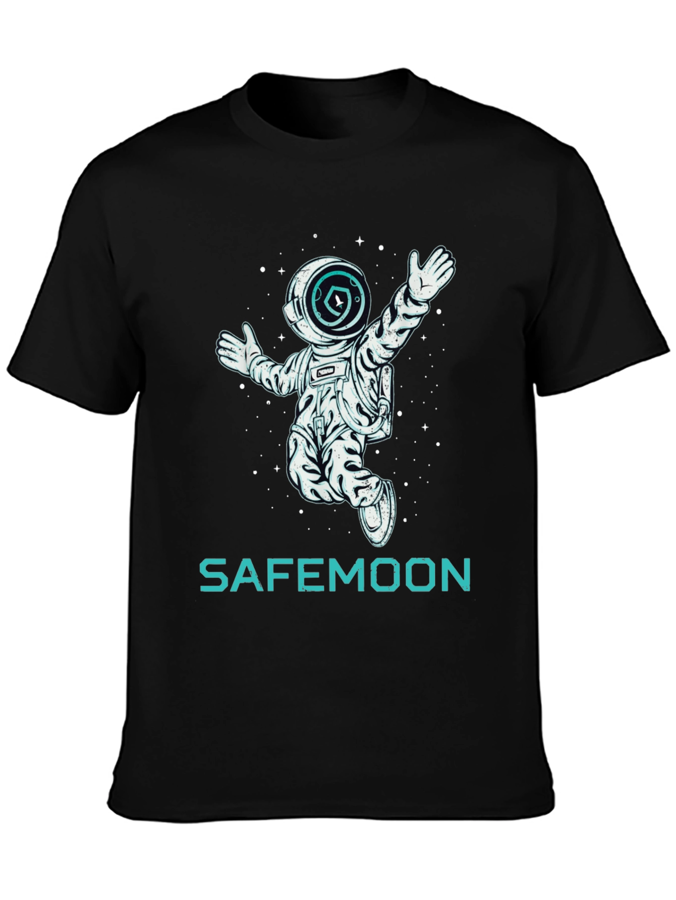 Safemoon Astronaut Graphic T-Shirt - Crypto Fan Apparel