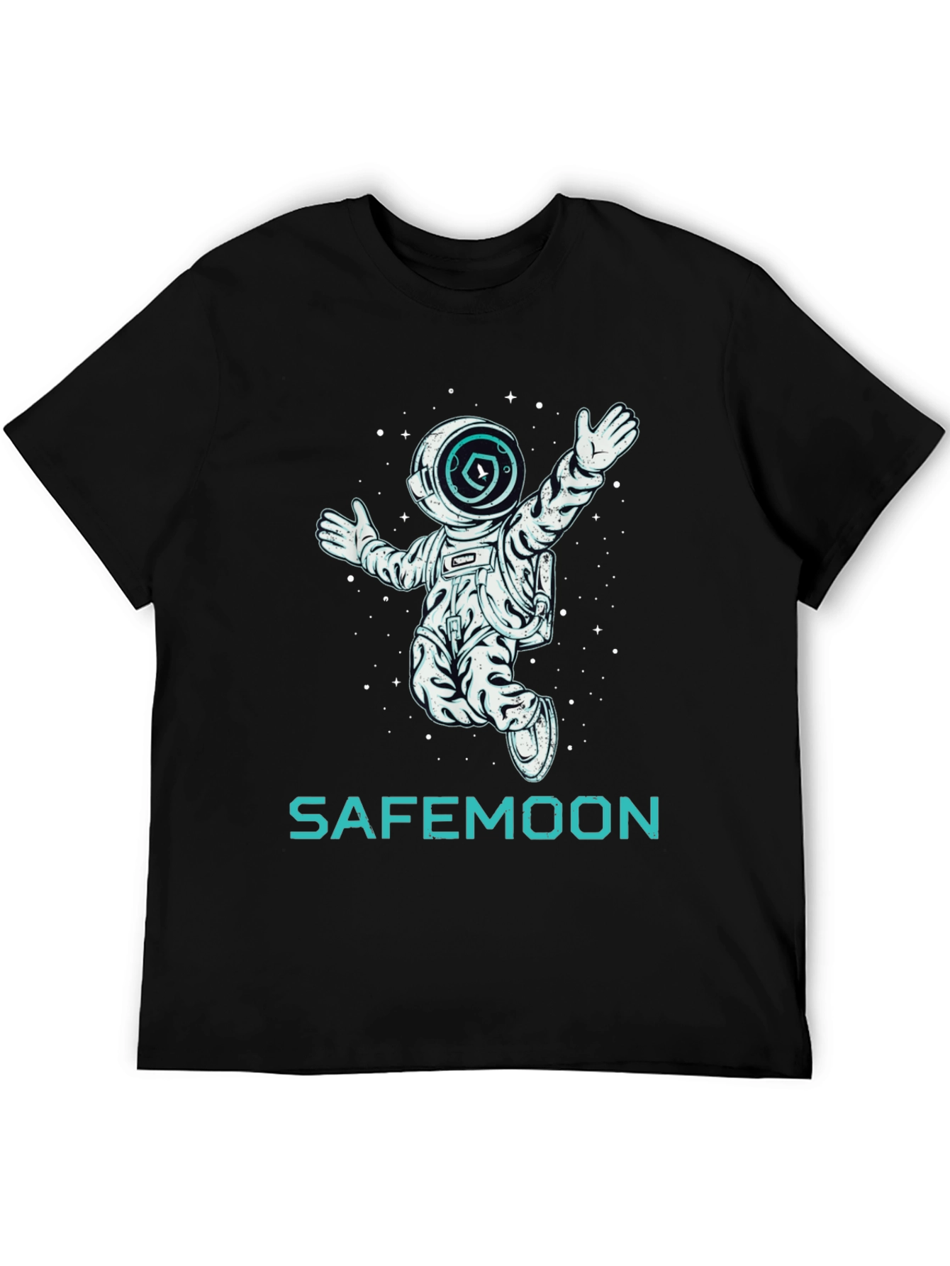 Safemoon Astronaut Graphic T-Shirt - Crypto Fan Apparel