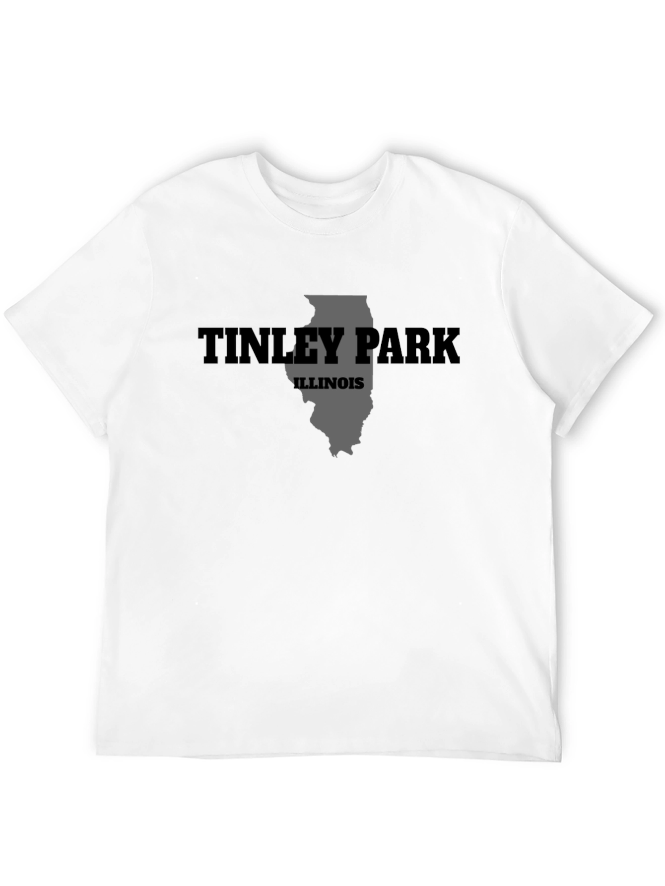 Tinley Park Illinois State Map T-Shirt