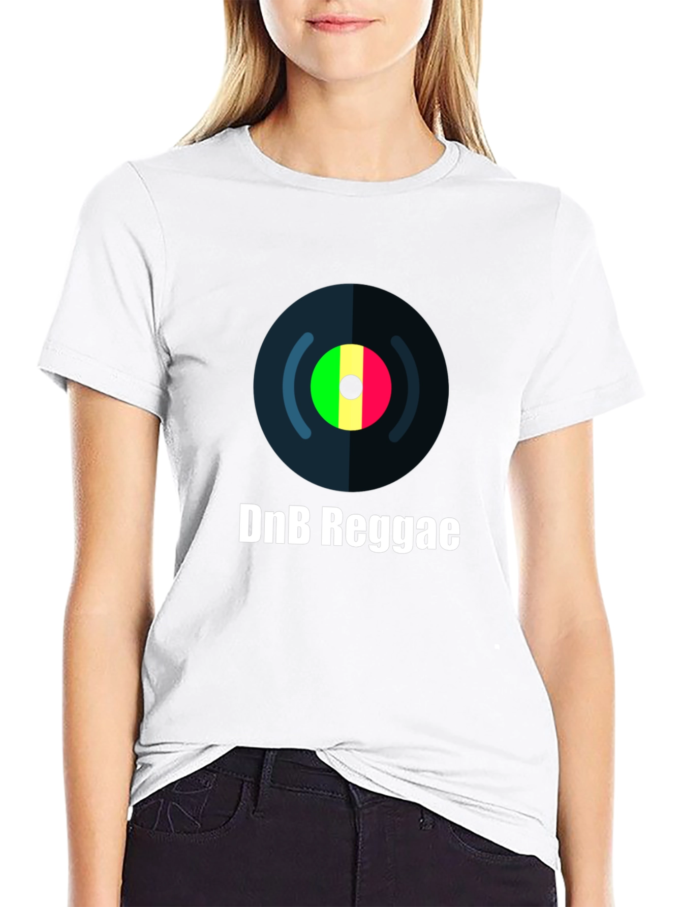 DnB Reggae Graphic Tee - Cool Music Shirt