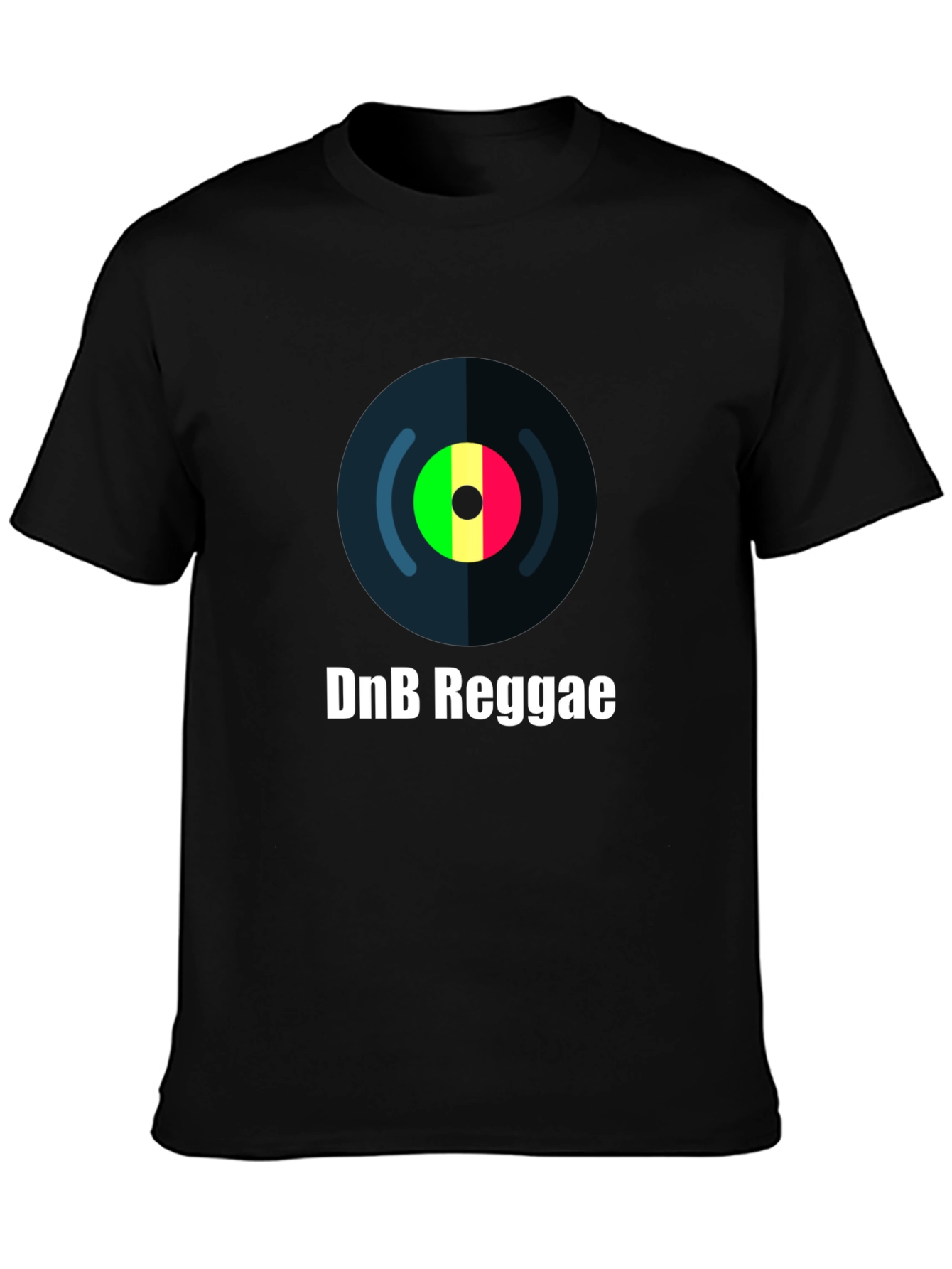 DnB Reggae Graphic Tee - Cool Music Shirt
