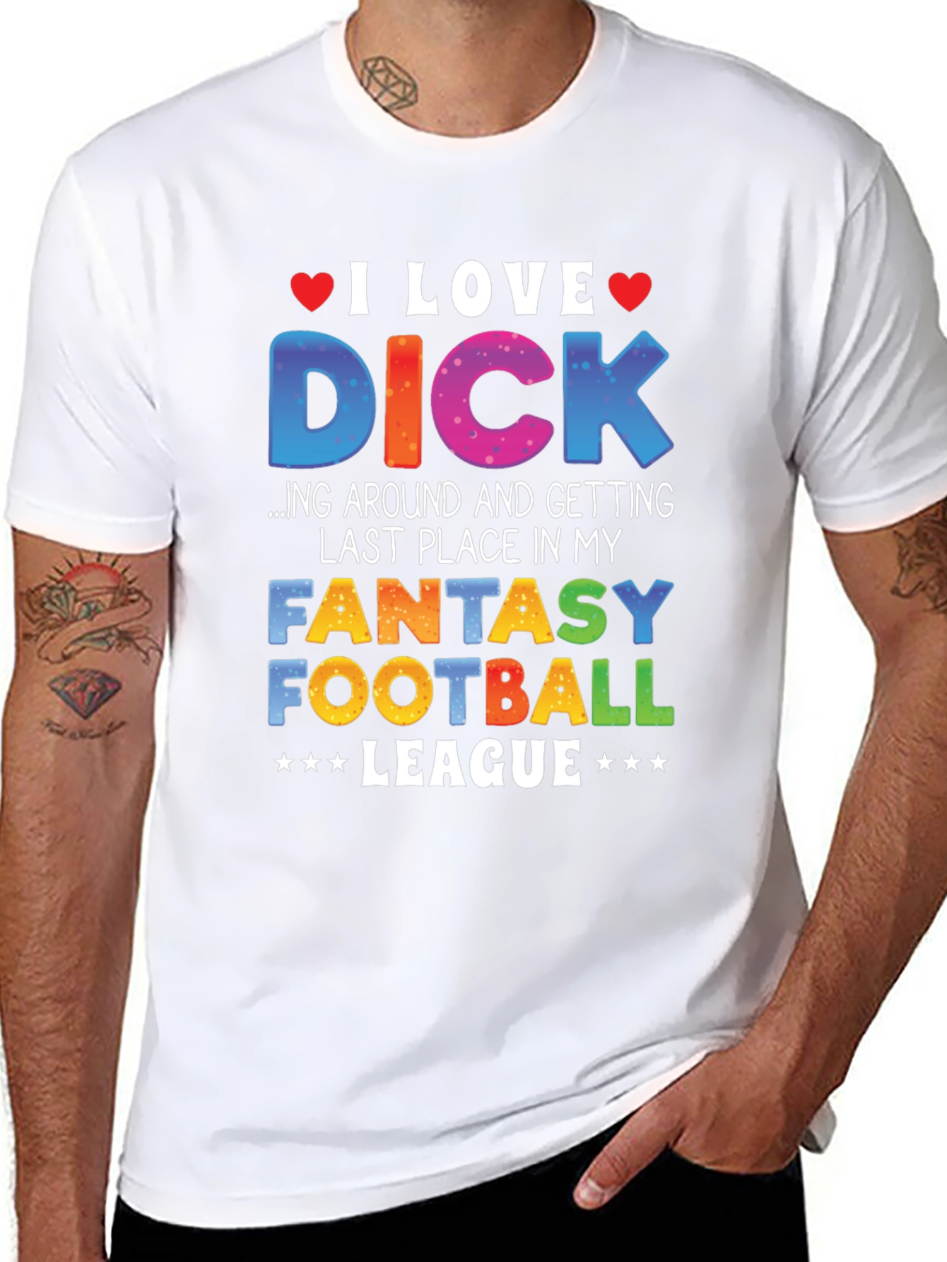 I Love Dick Fantasy Football League T-Shirt