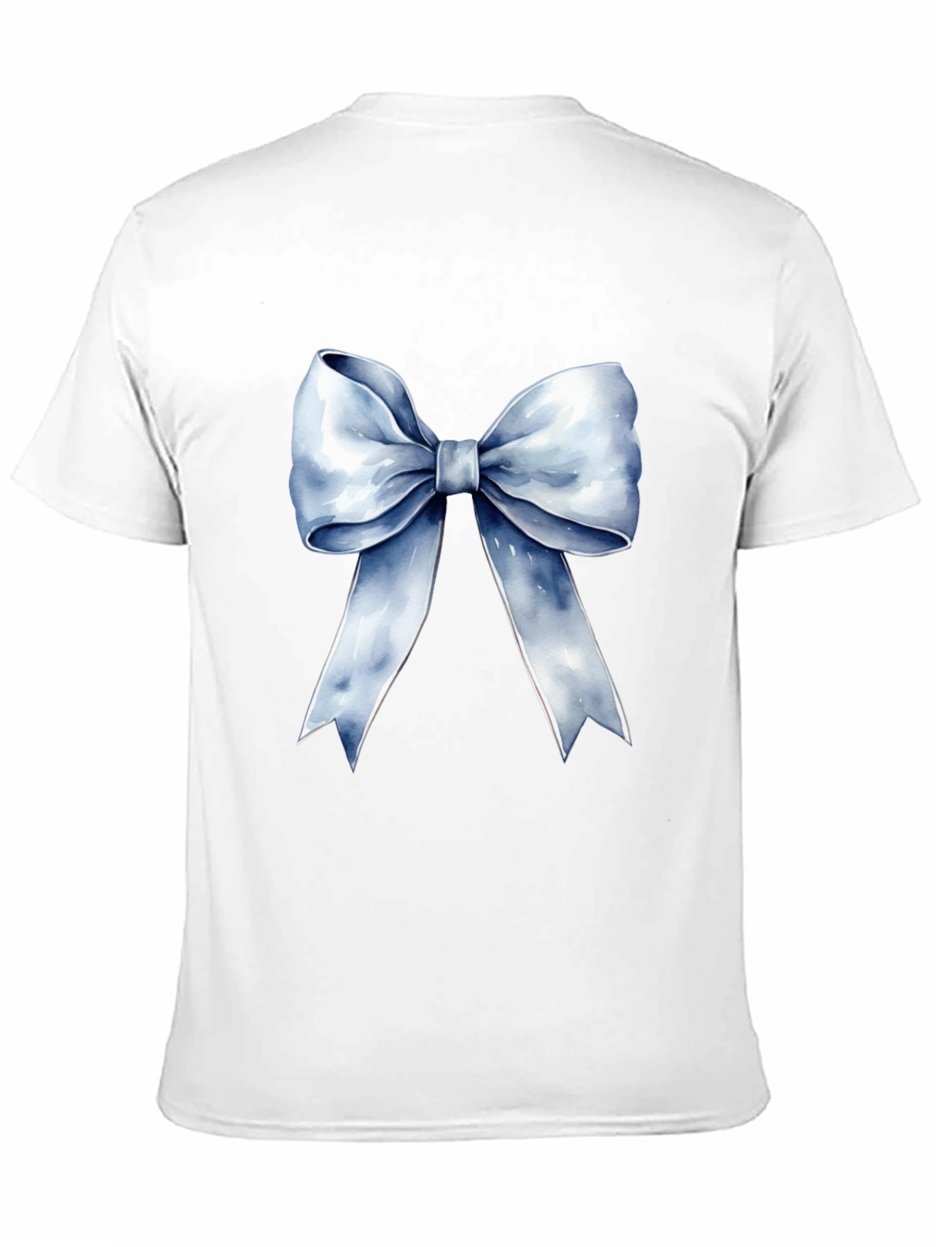 Bow Graphic Tee - Stylish Black Cotton T-Shirt