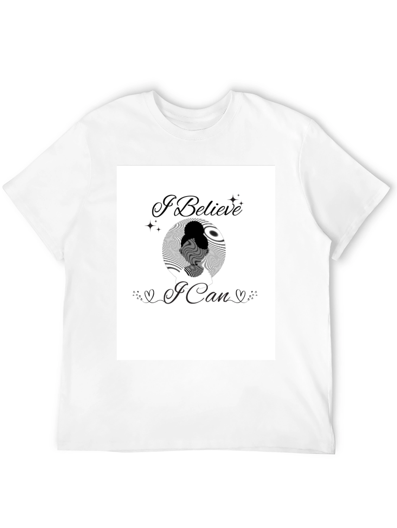 Believe in Yourself Graphic Tee - Black