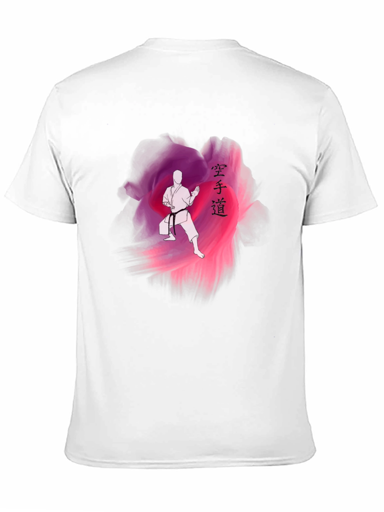 Karate Silhouette Graphic T-Shirt