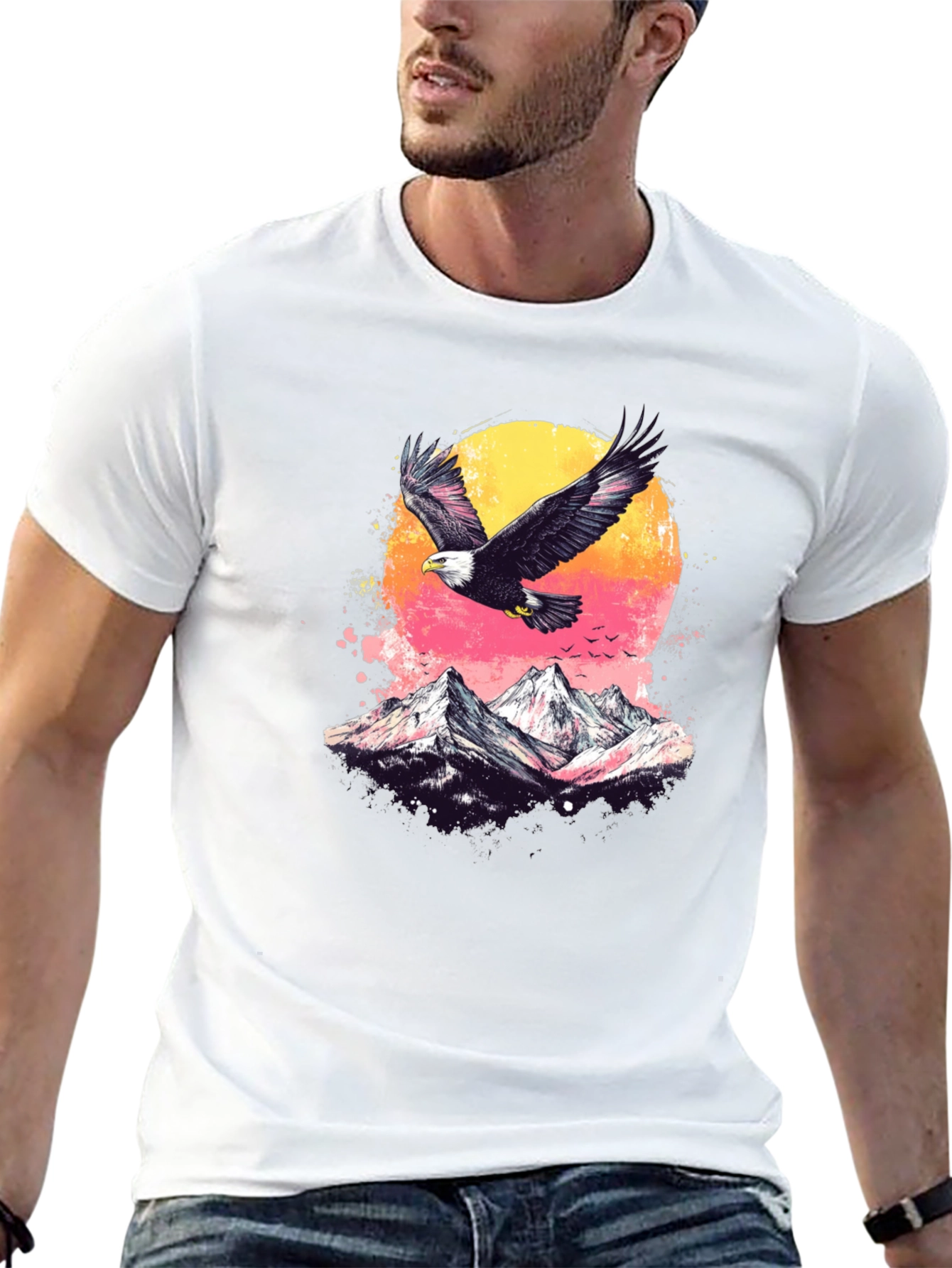 Eagle Mountain Graphic Tee - Nature Inspired Design
