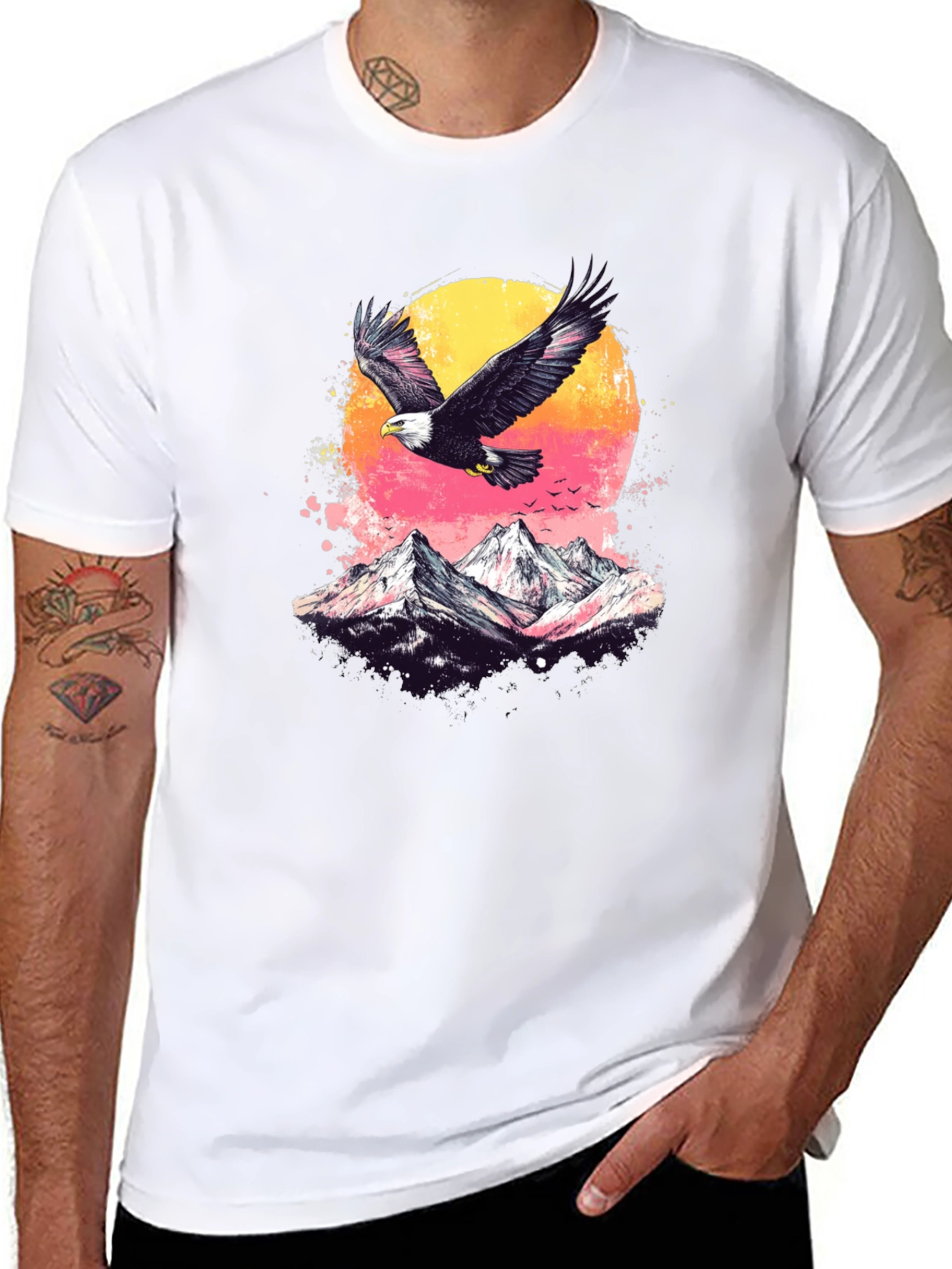 Eagle Mountain Graphic Tee - Nature Inspired Design