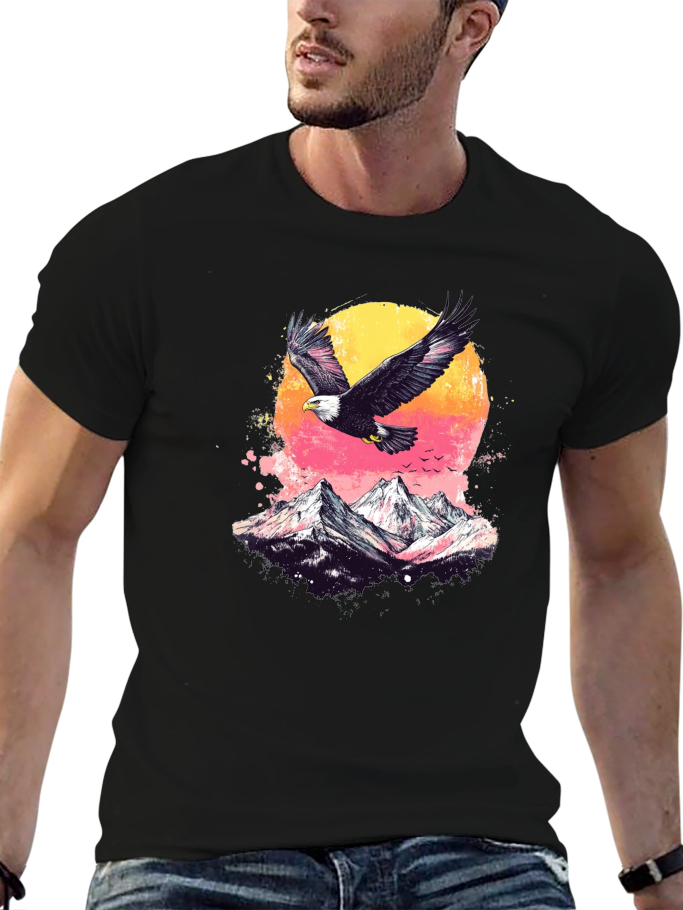 Eagle Mountain Graphic Tee - Nature Inspired Design