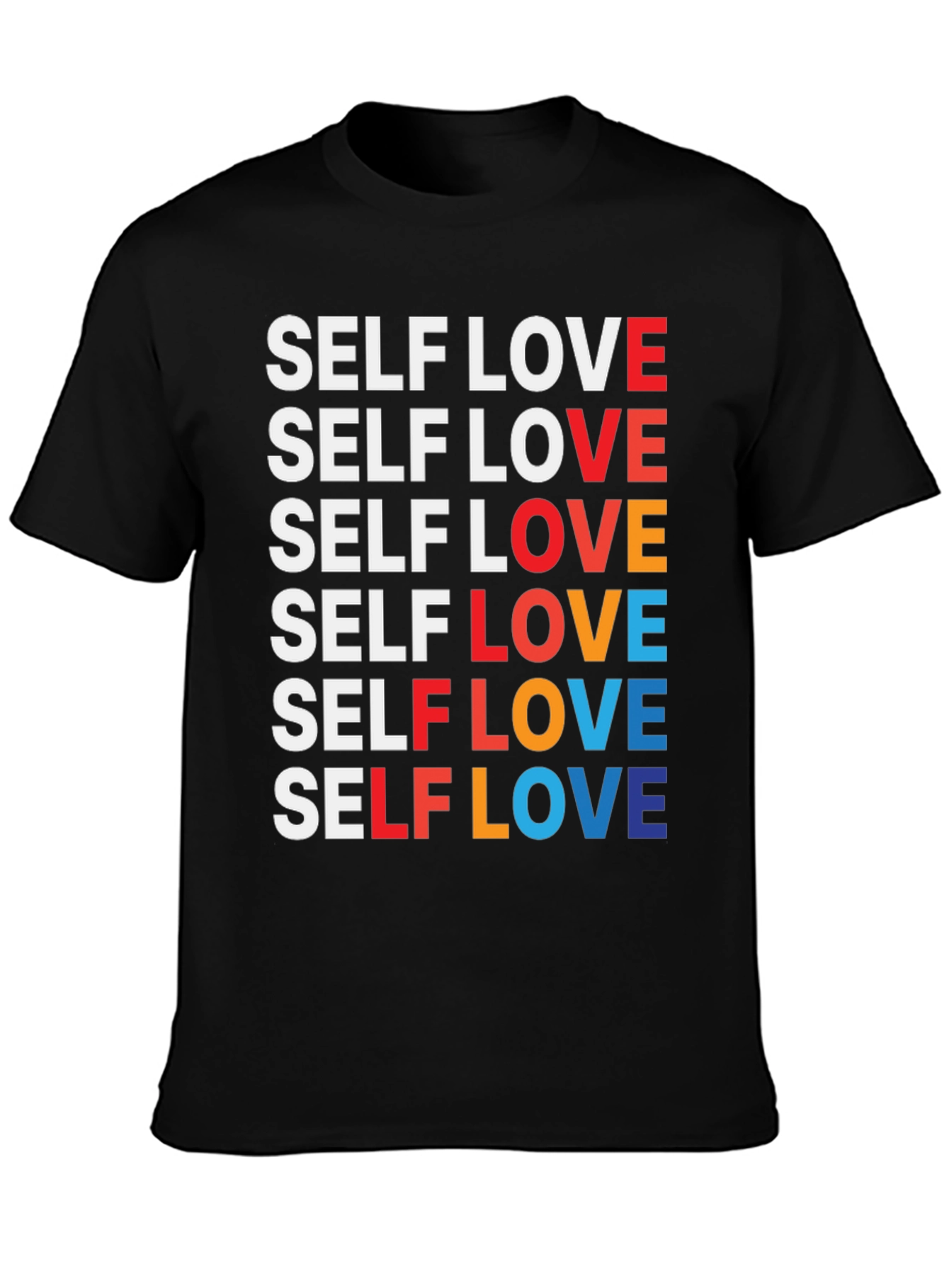 Self Love Graphic T-Shirt - Black
