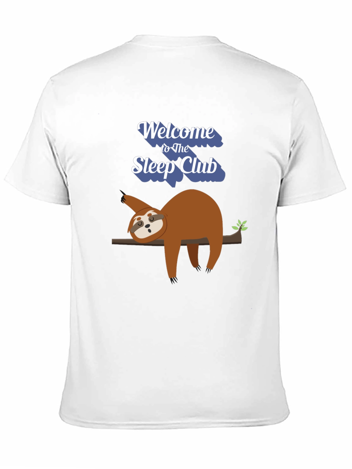 Sleep Club Sloth Graphic T-Shirt - Relaxed Fit