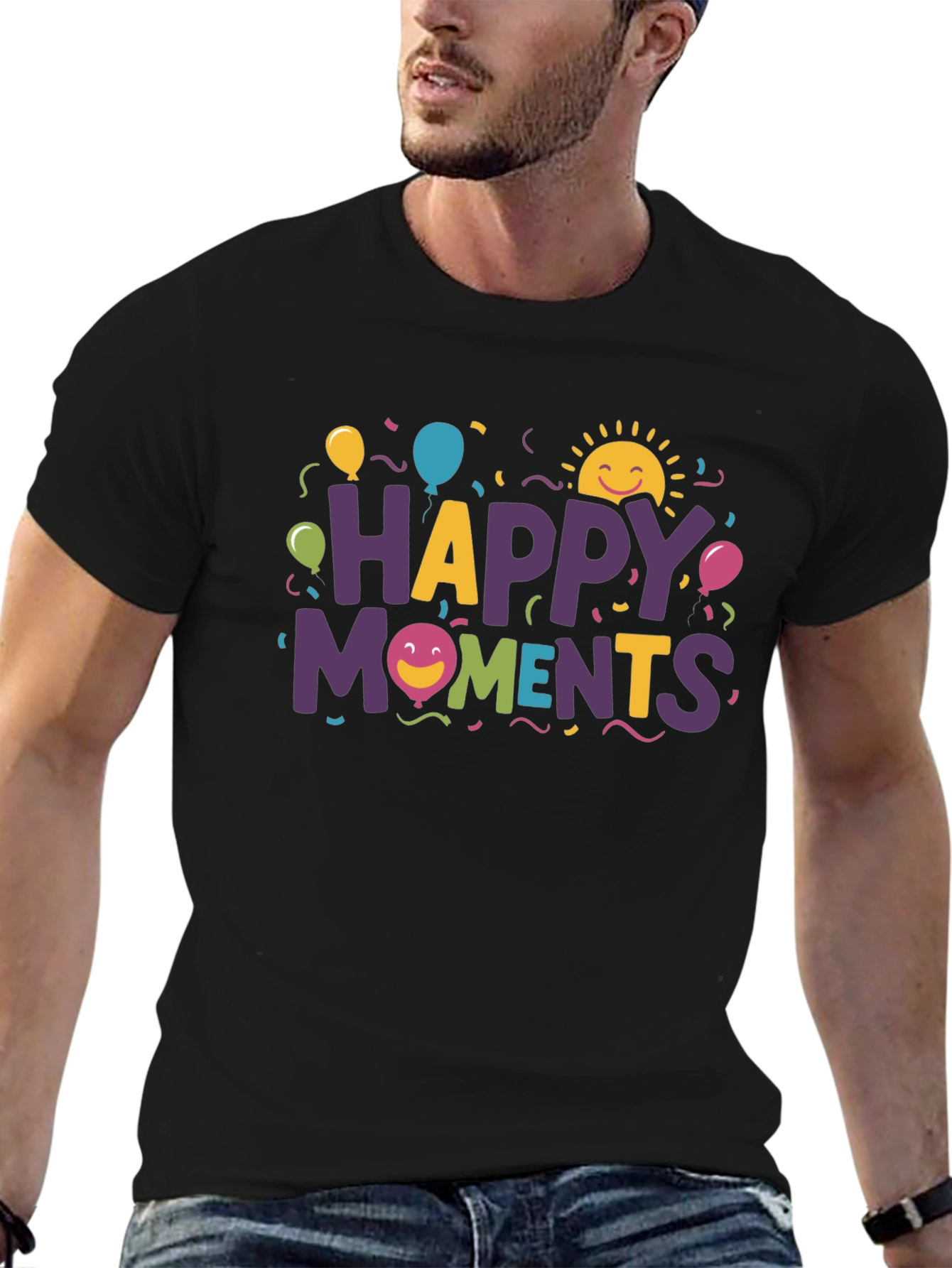 Happy Moments Graphic T-Shirt