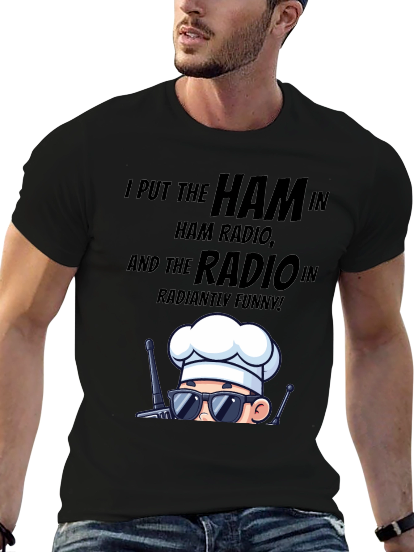 Ham Radio Chef T-Shirt - Radiantly Funny