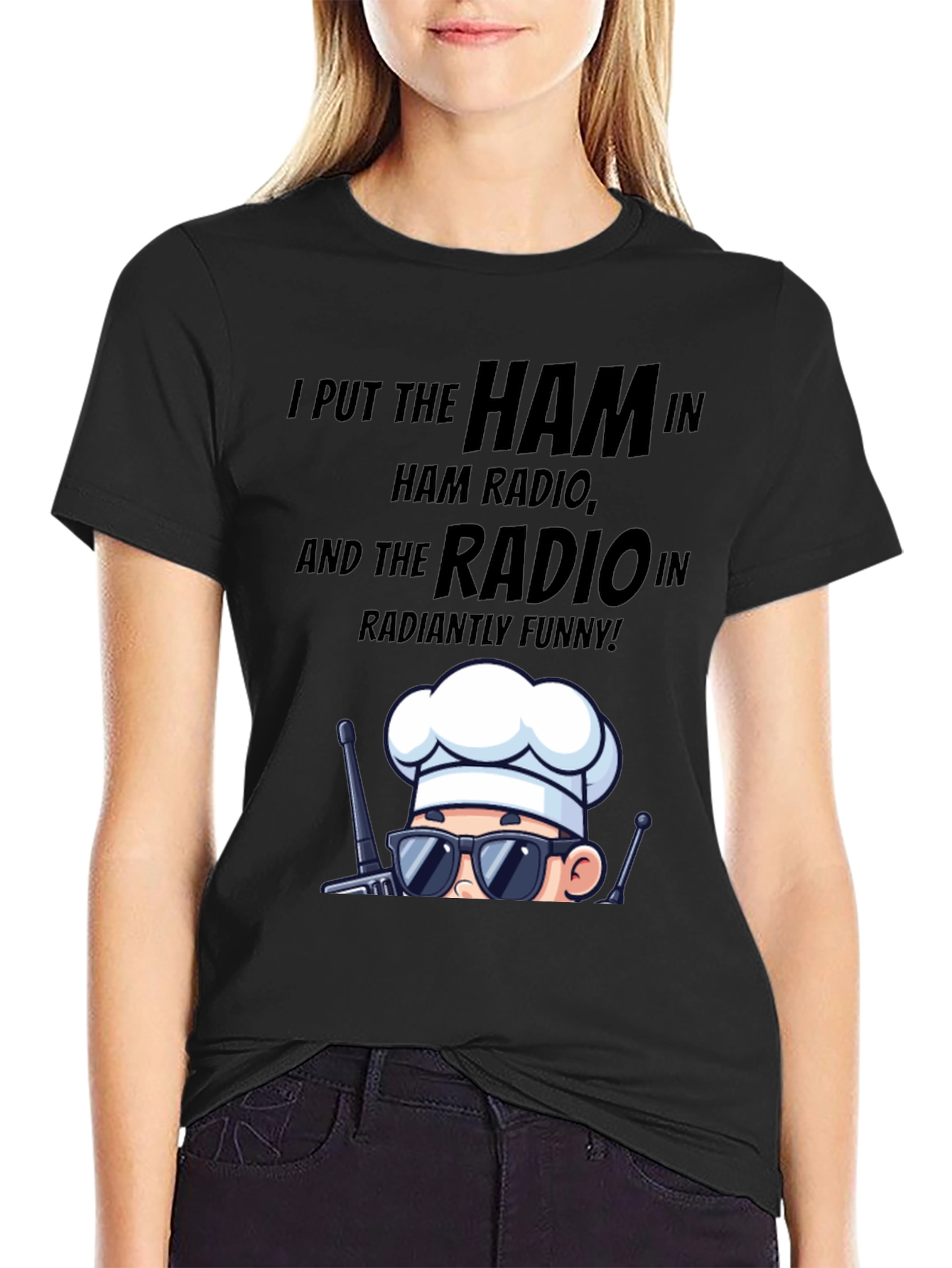 Ham Radio Chef T-Shirt - Radiantly Funny