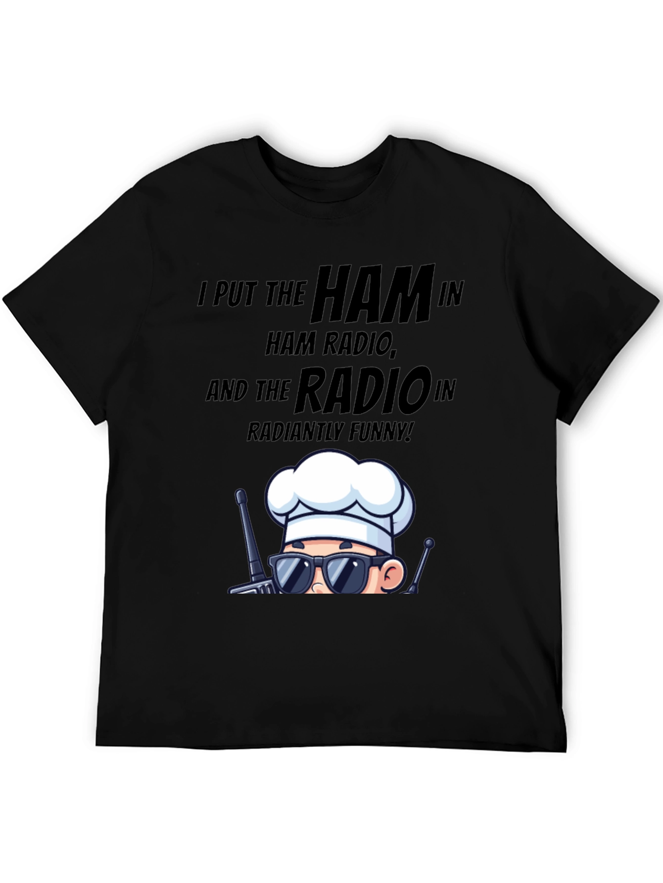 Ham Radio Chef T-Shirt - Radiantly Funny