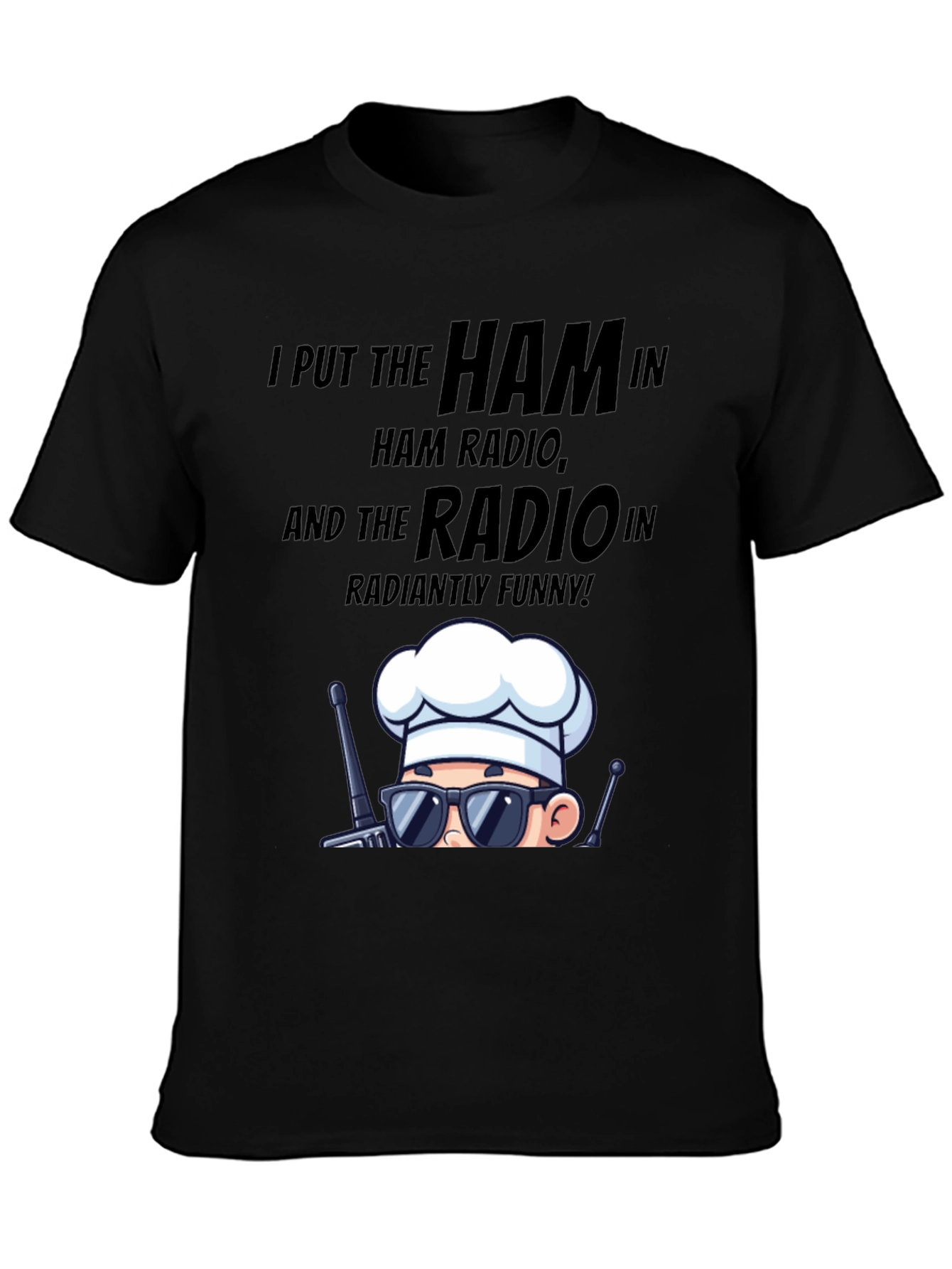 Ham Radio Chef T-Shirt - Radiantly Funny