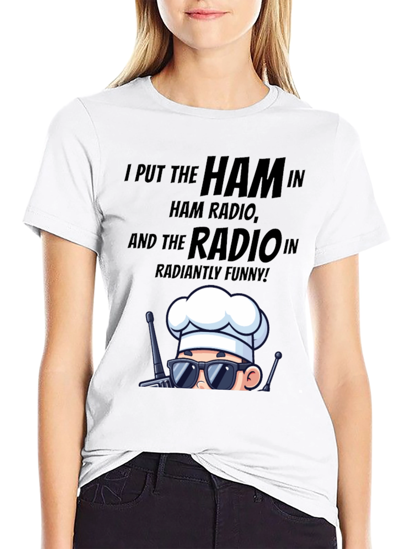 Ham Radio Chef T-Shirt - Radiantly Funny