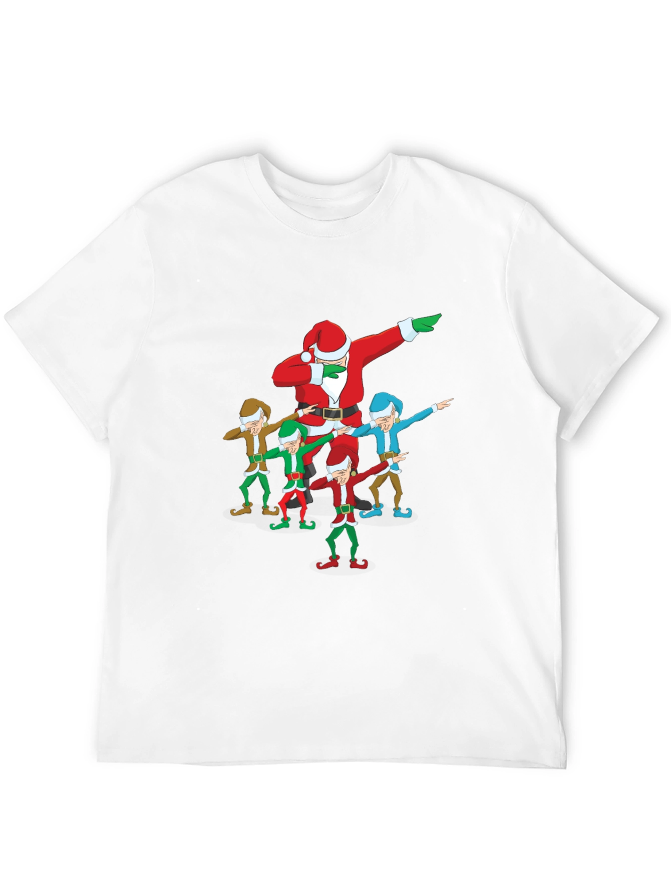 Dabbing Santa & Elves Graphic T-Shirt