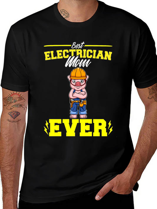 Best Electrician Mom T-Shirt
