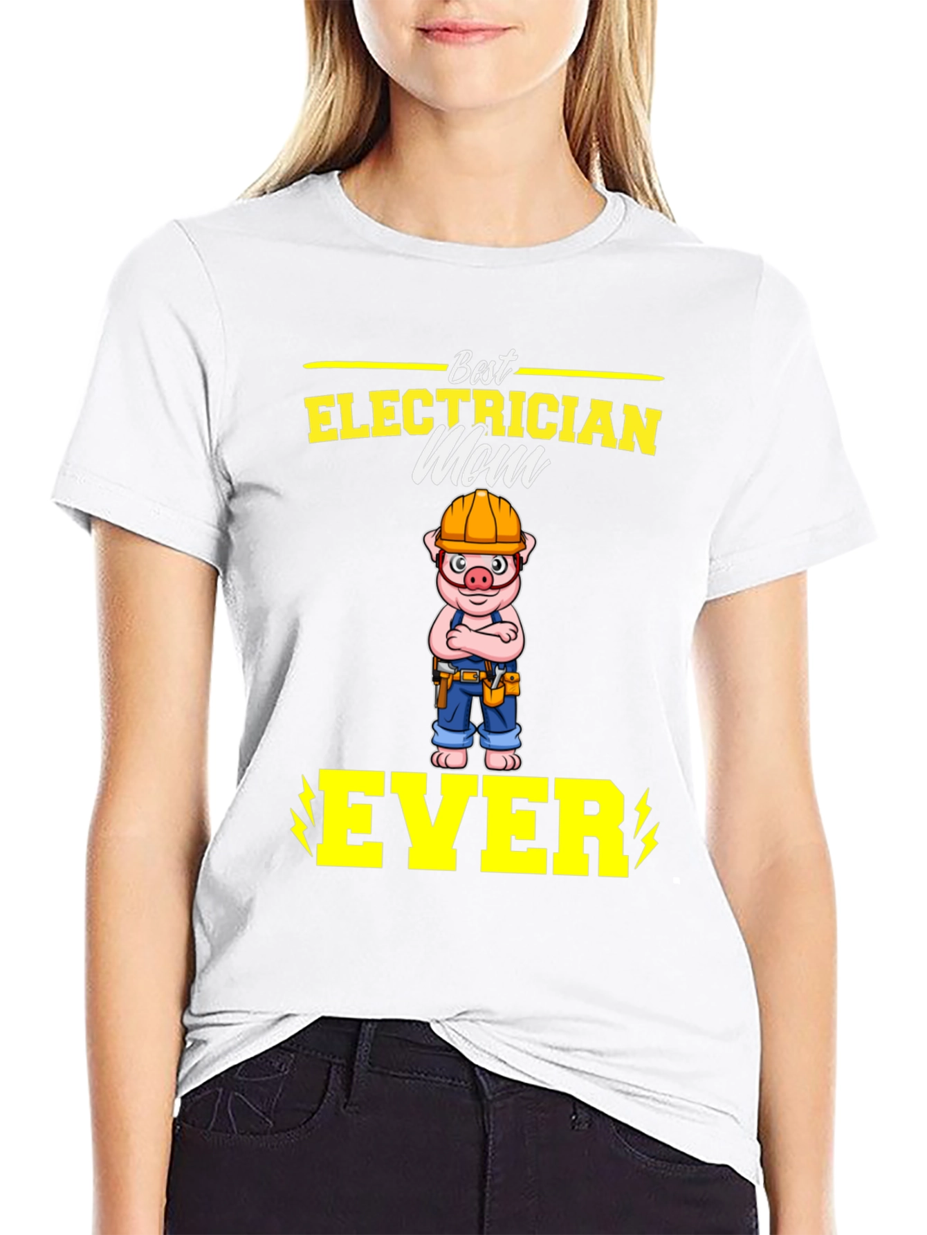 Best Electrician Mom T-Shirt